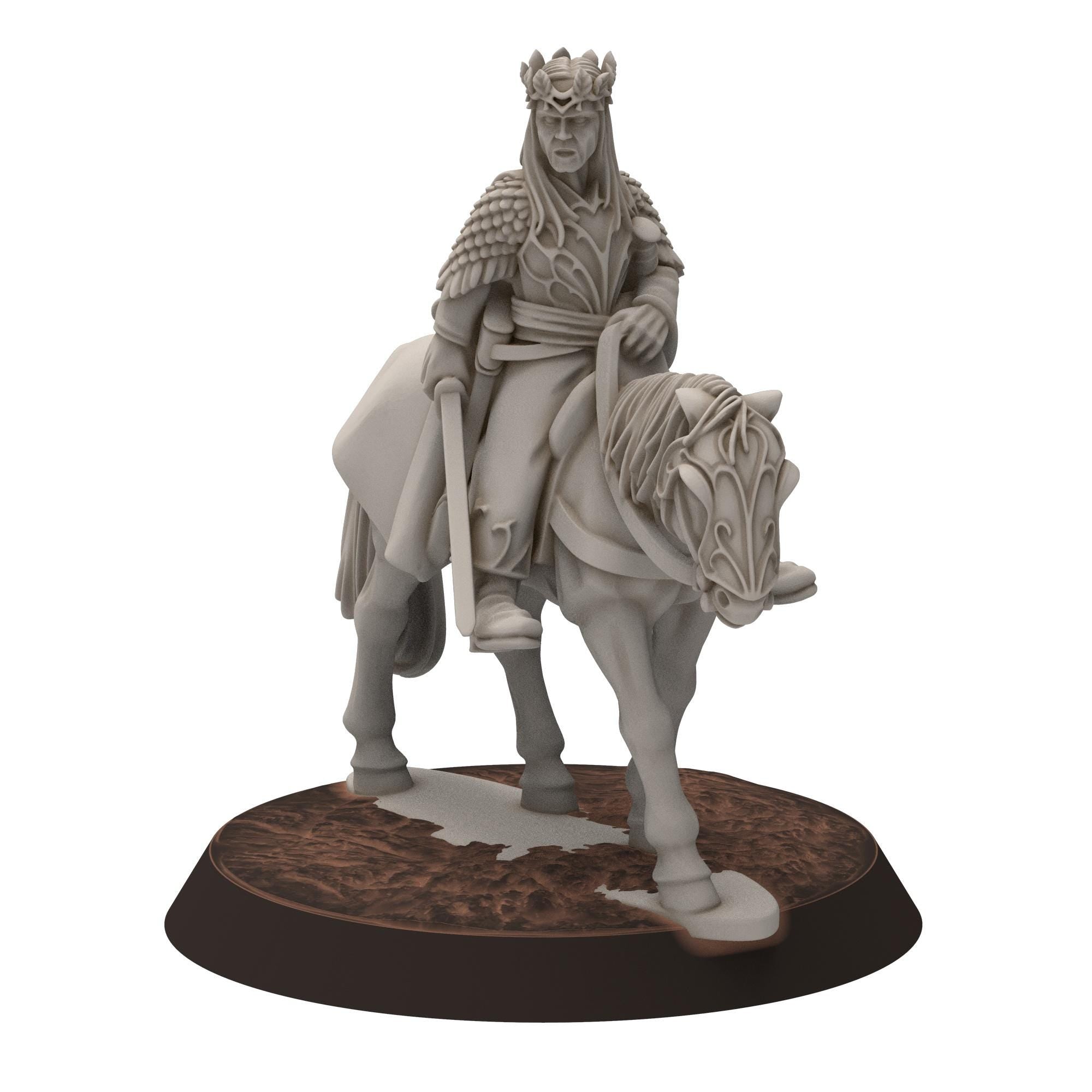 Darkwood - Gwyrdgalas Elven King - Sylvara - Thornwild - Medbury miniatures