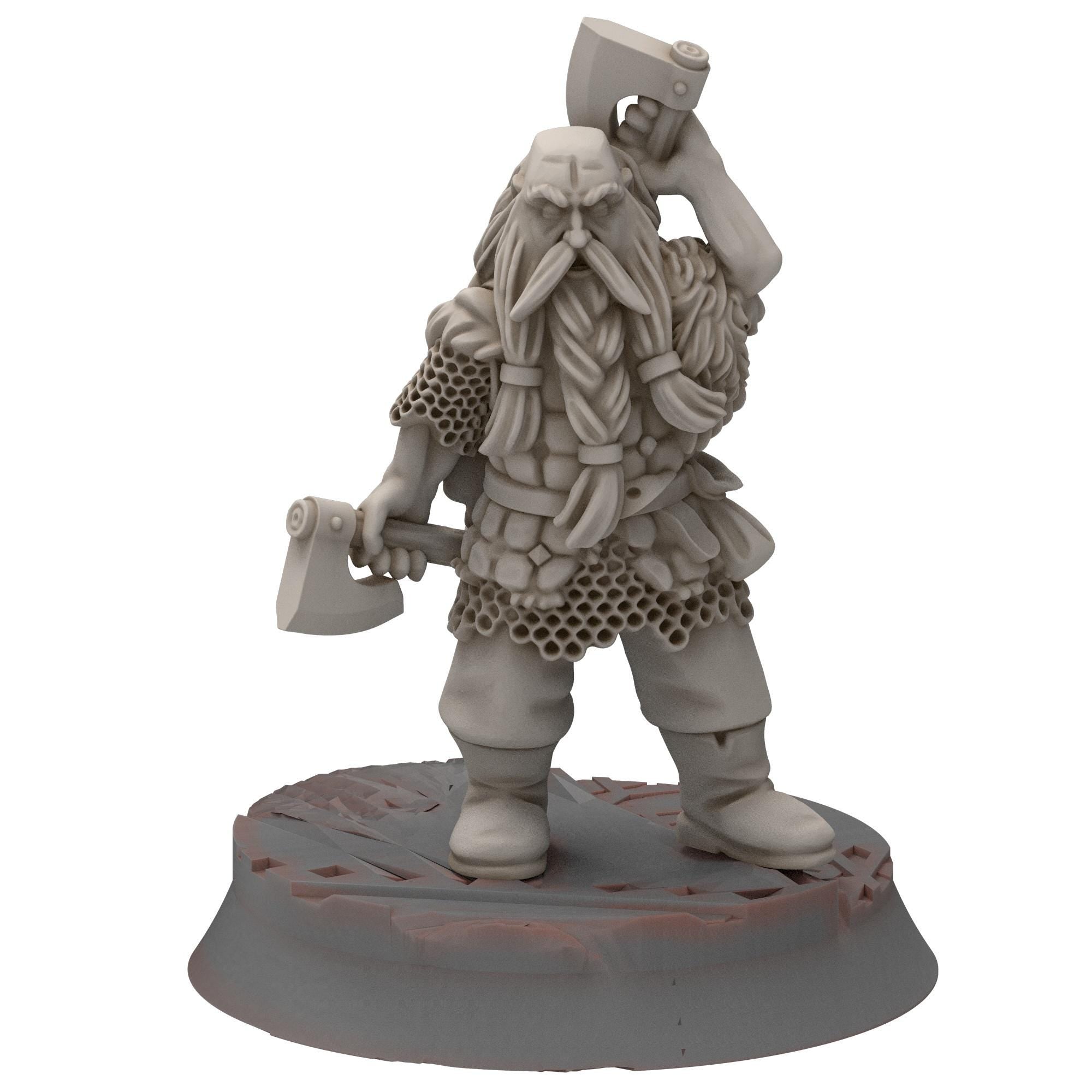 Dwarves - Dwarf barbarians - Stonewards - Steelhalls - Medbury miniatures