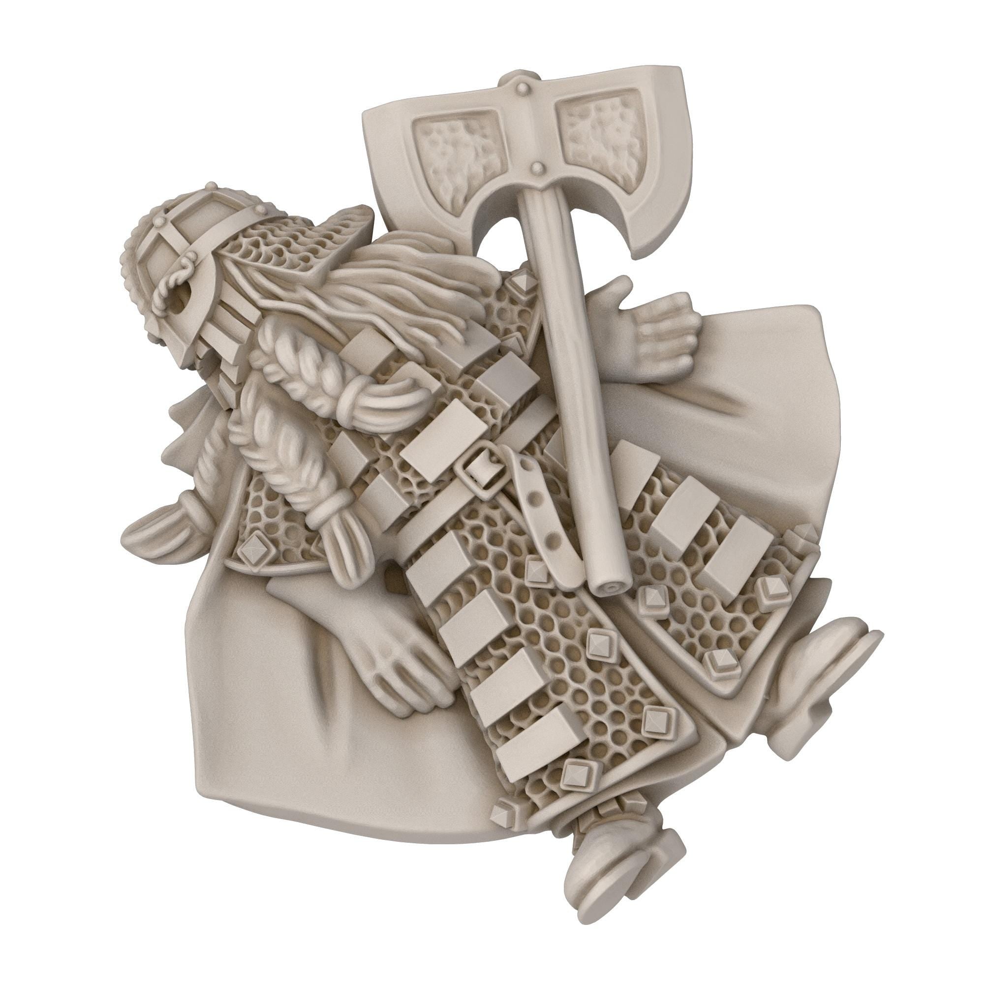 Dwarves - Dwarf casualties - Stonewards - Steelhalls - Medbury miniatures
