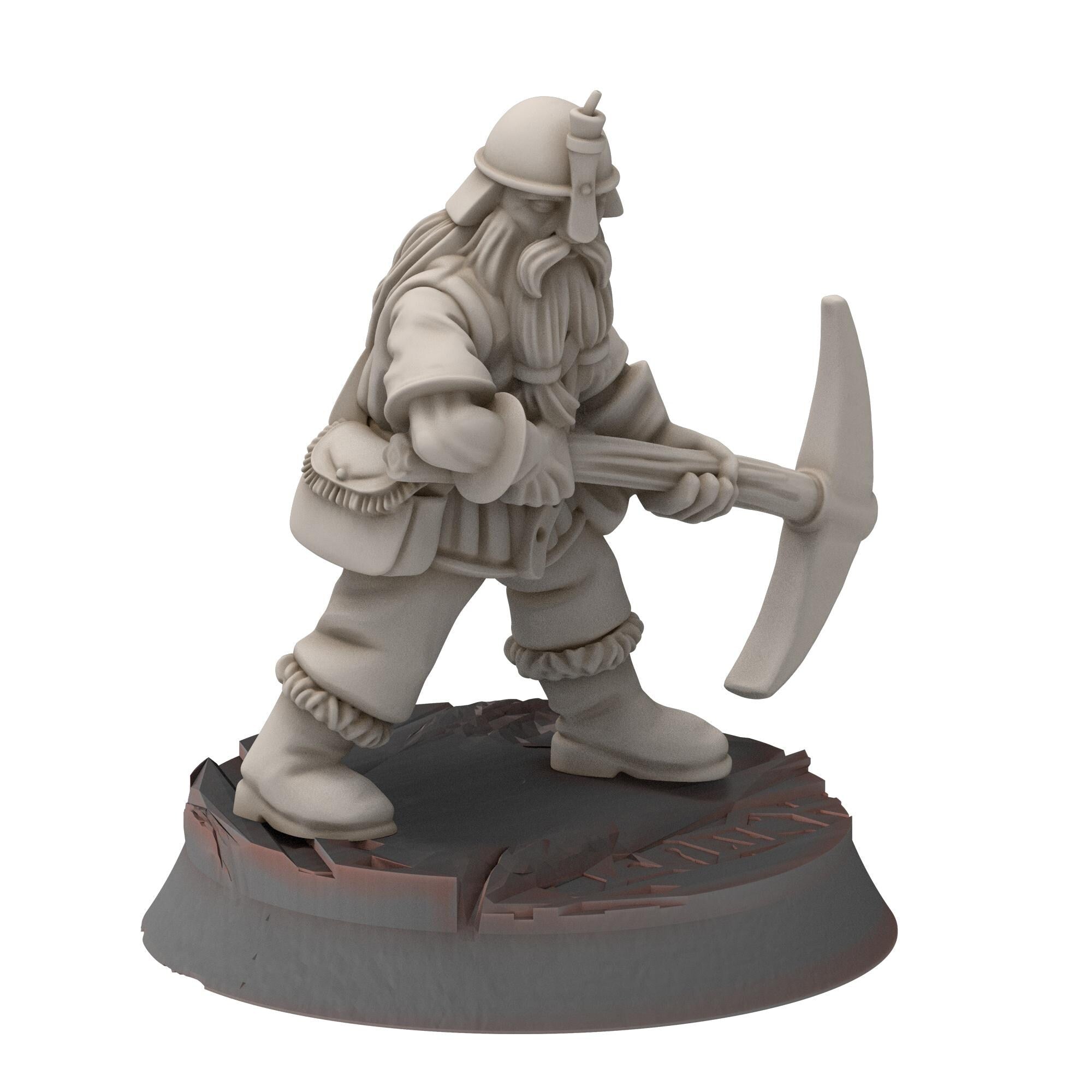 Dwarves - Dwarf Miners - Stonewards - Steelhalls - Medbury miniatures