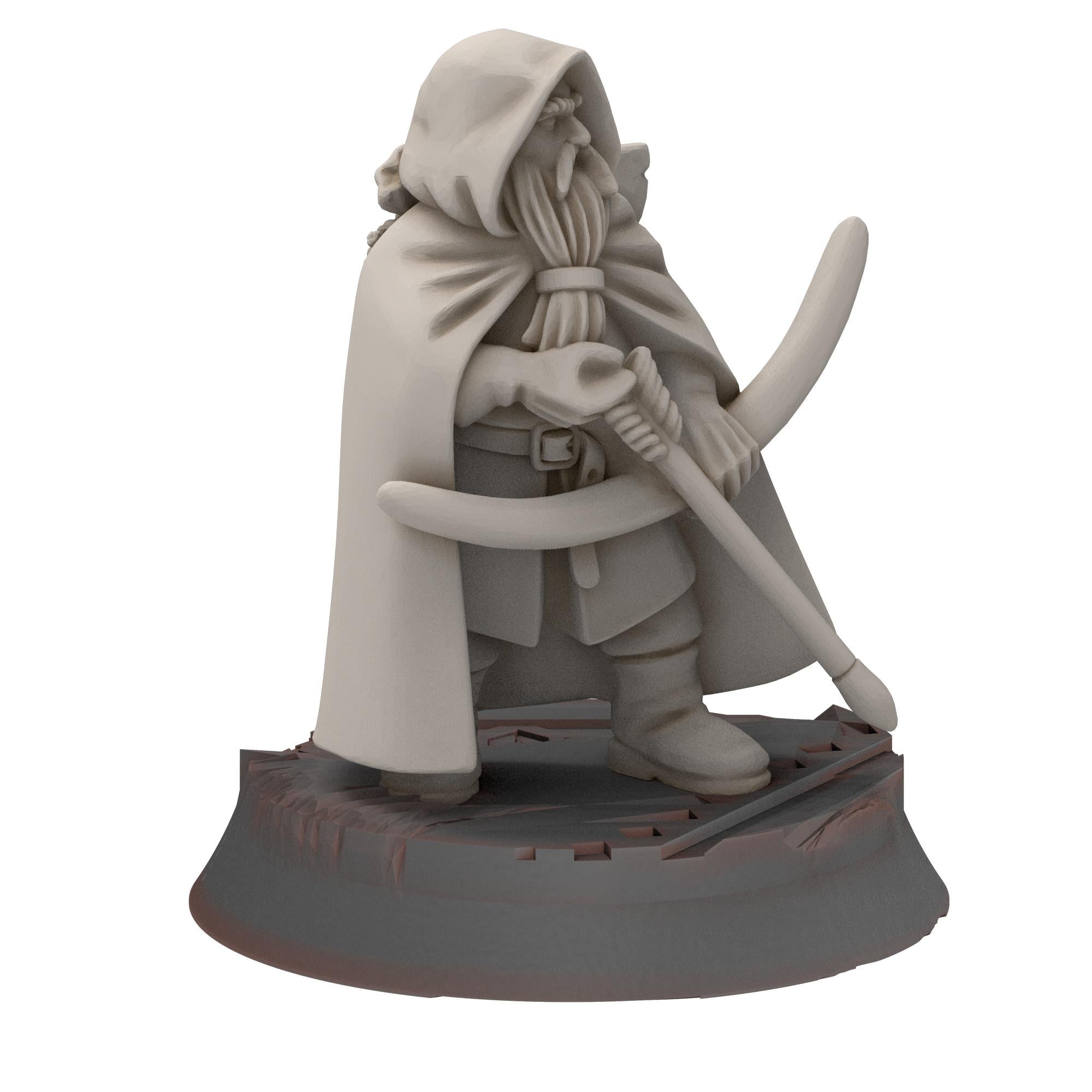 Dwarves - Dwarf Rangers with bow - Stonewards - Steelhalls - Medbury miniatures