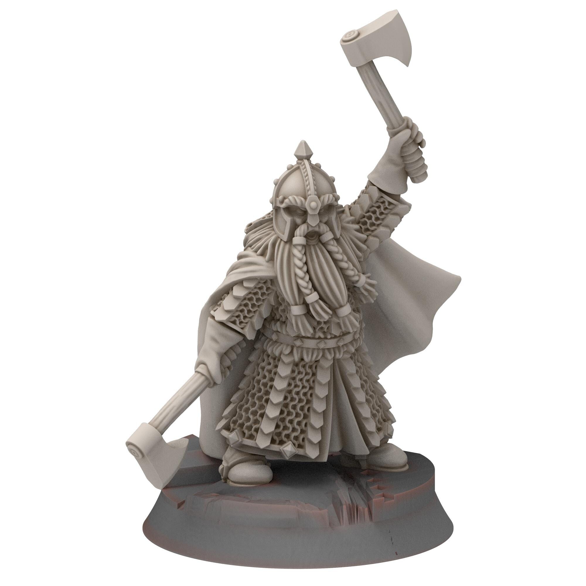 Dwarves - Dwarf Champion - Stonewards - Steelhalls - Medbury miniatures