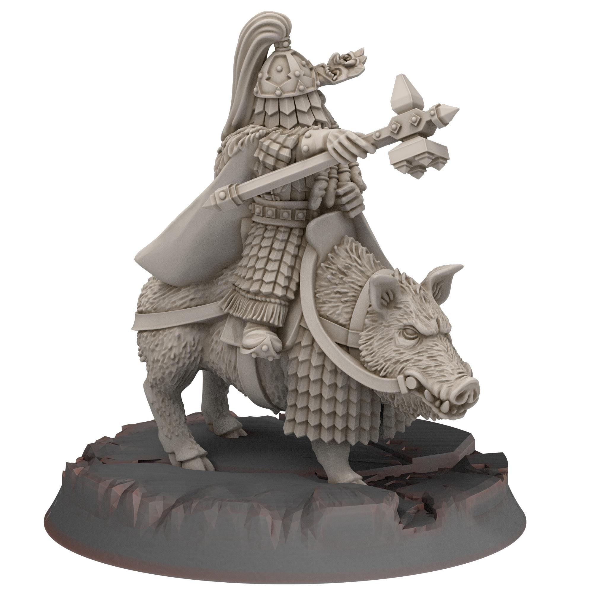 Dwarves - Dwarf king (GA) - Stonewards - Steelhalls - Medbury miniatures