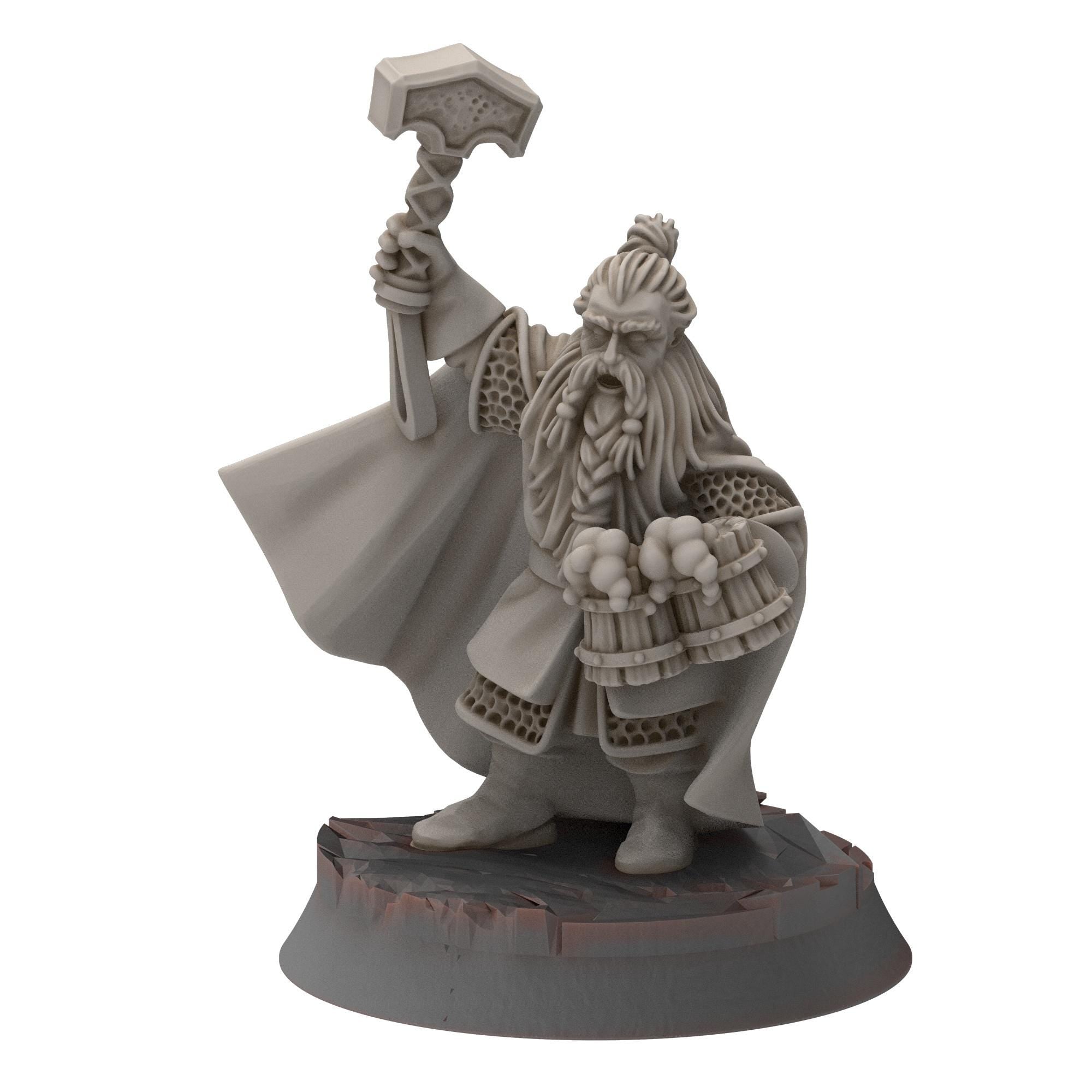 Dwarves - Halfthor & Sif - Stonewards - Steelhalls - Medbury miniatures