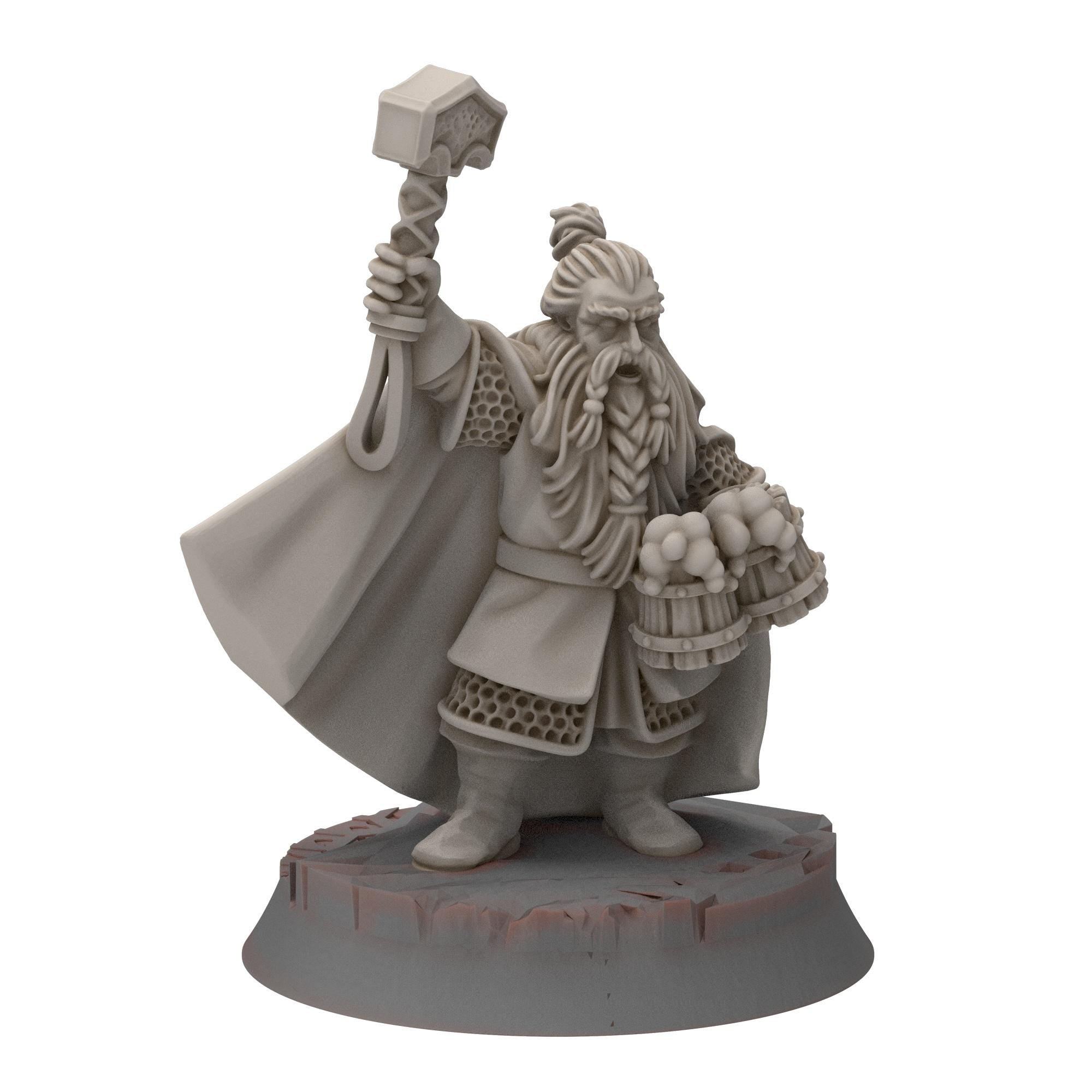 Dwarves - Halfthor & Sif - Stonewards - Steelhalls - Medbury miniatures