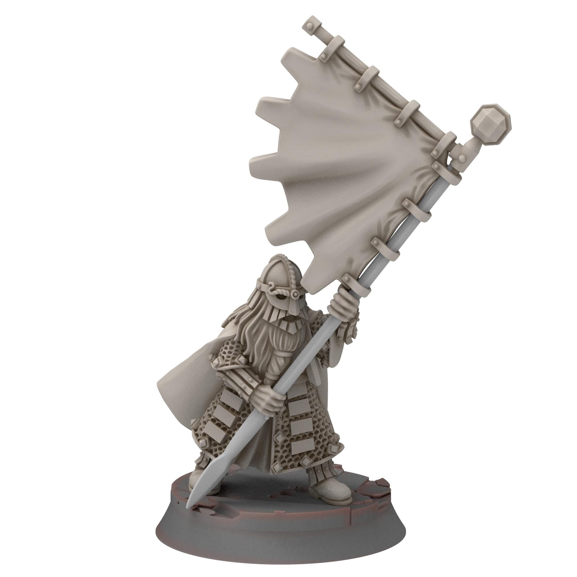 Dwarves - Dwarf Hearthguard - Stonewards - Steelhalls - Medbury miniatures