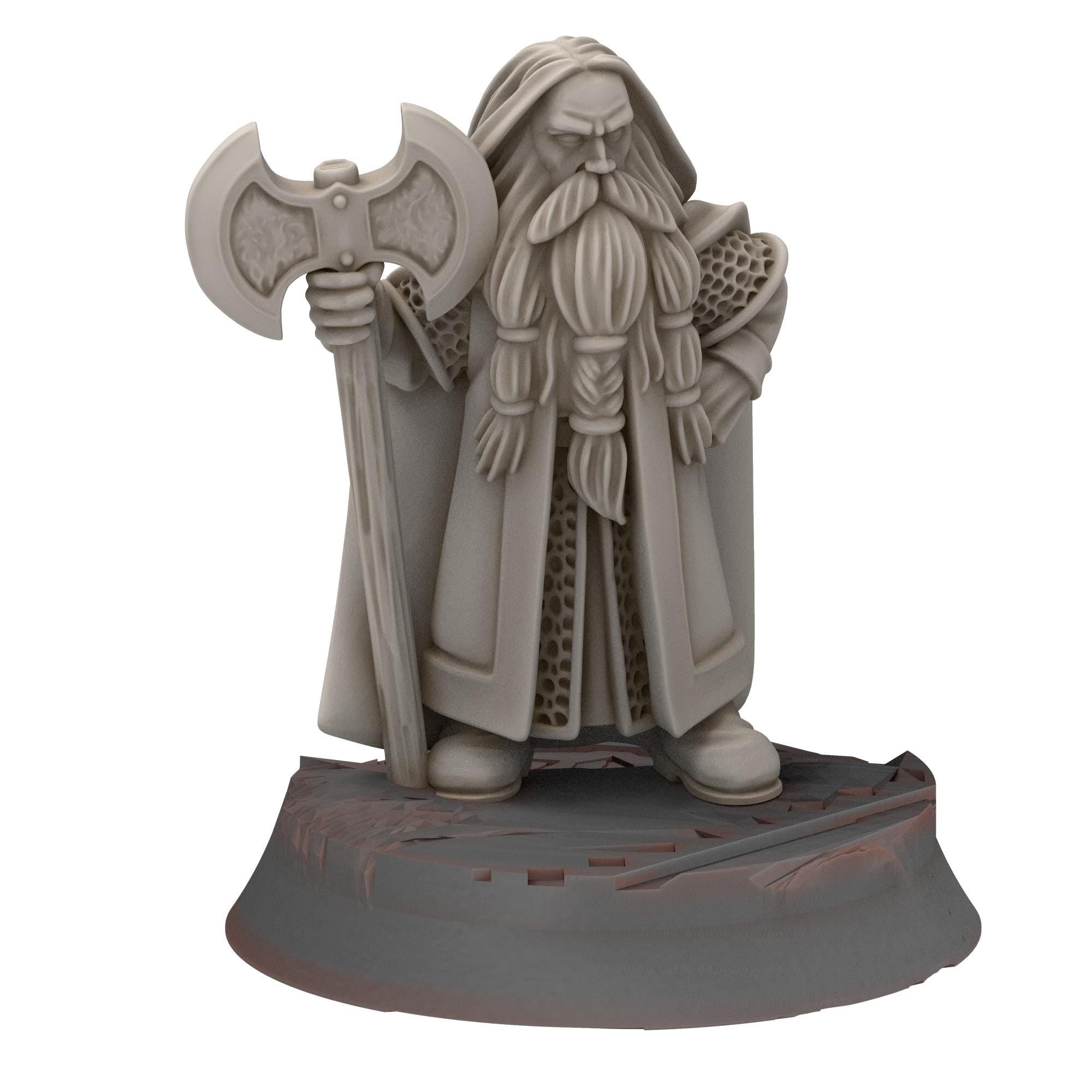 Dwarves - Dwarf Nobles - Stonewards - Steelhalls - Medbury miniatures