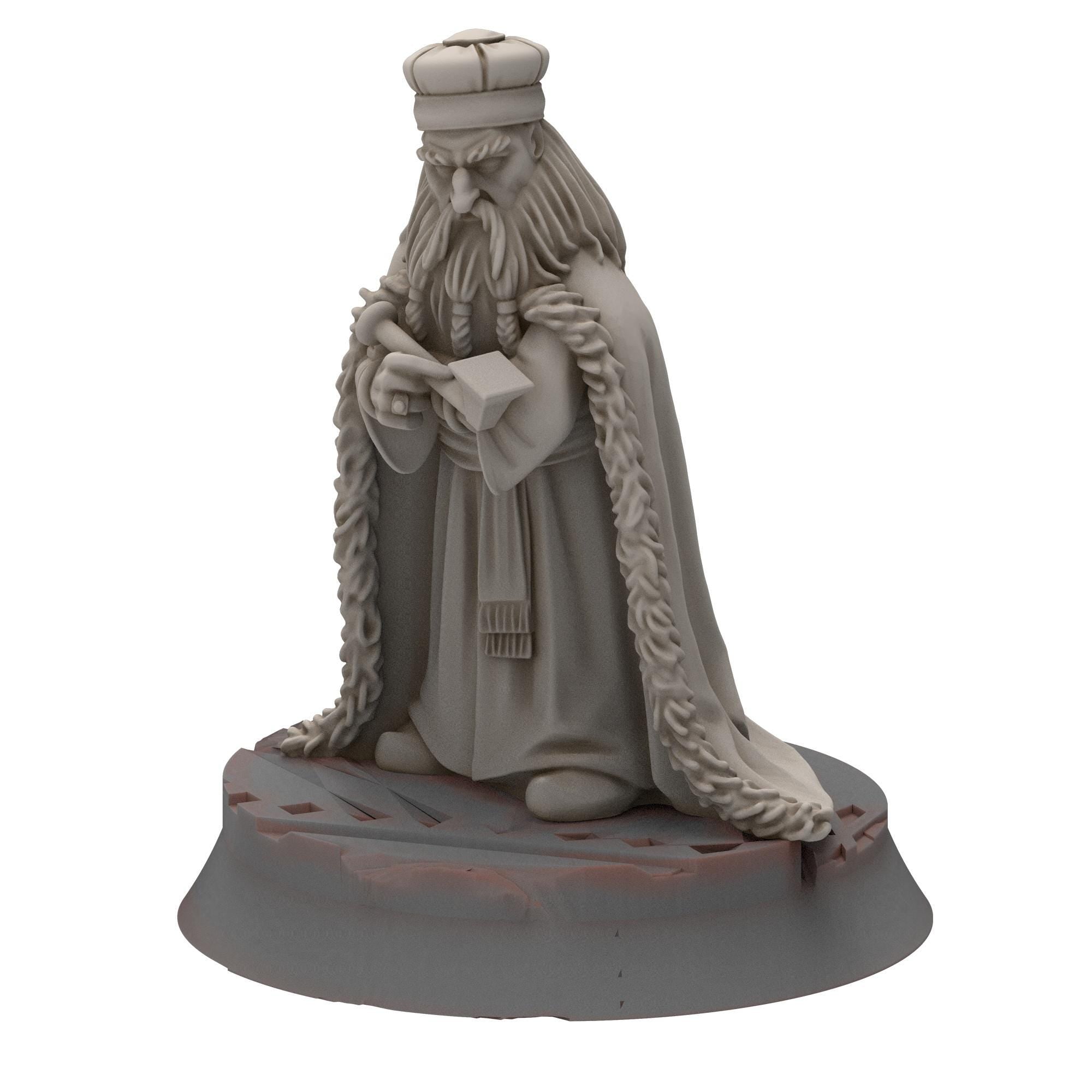 Dwarves - Dwarf Nobles - Stonewards - Steelhalls - Medbury miniatures