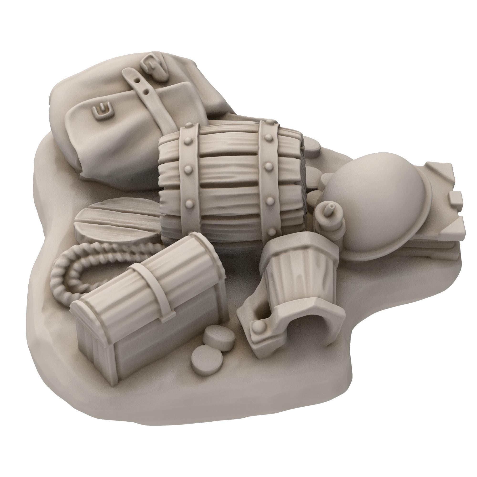 Dwarves - Dwarf x6 objective markers - Stonewards - Steelhalls - Medbury miniatures
