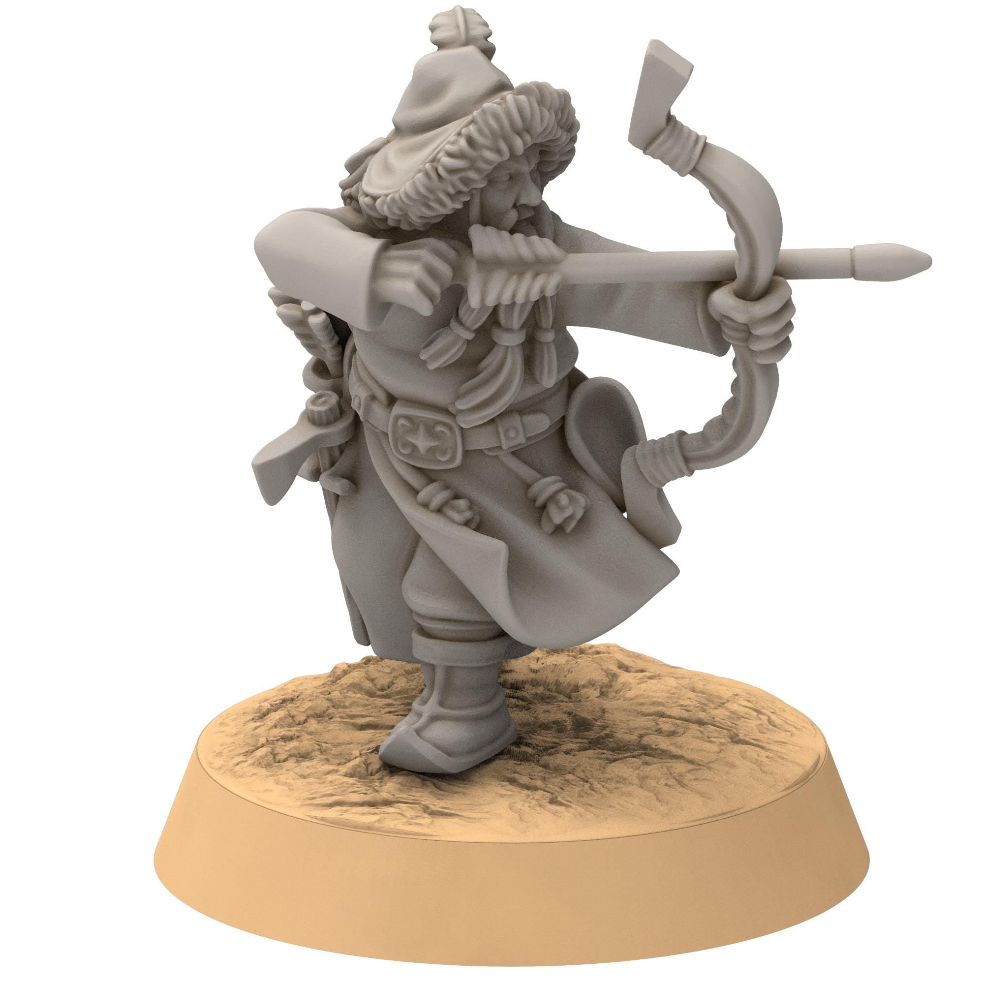 Dwarves - Steppe Dwarf Archers - Stonewards - Steelhalls - Medbury miniatures