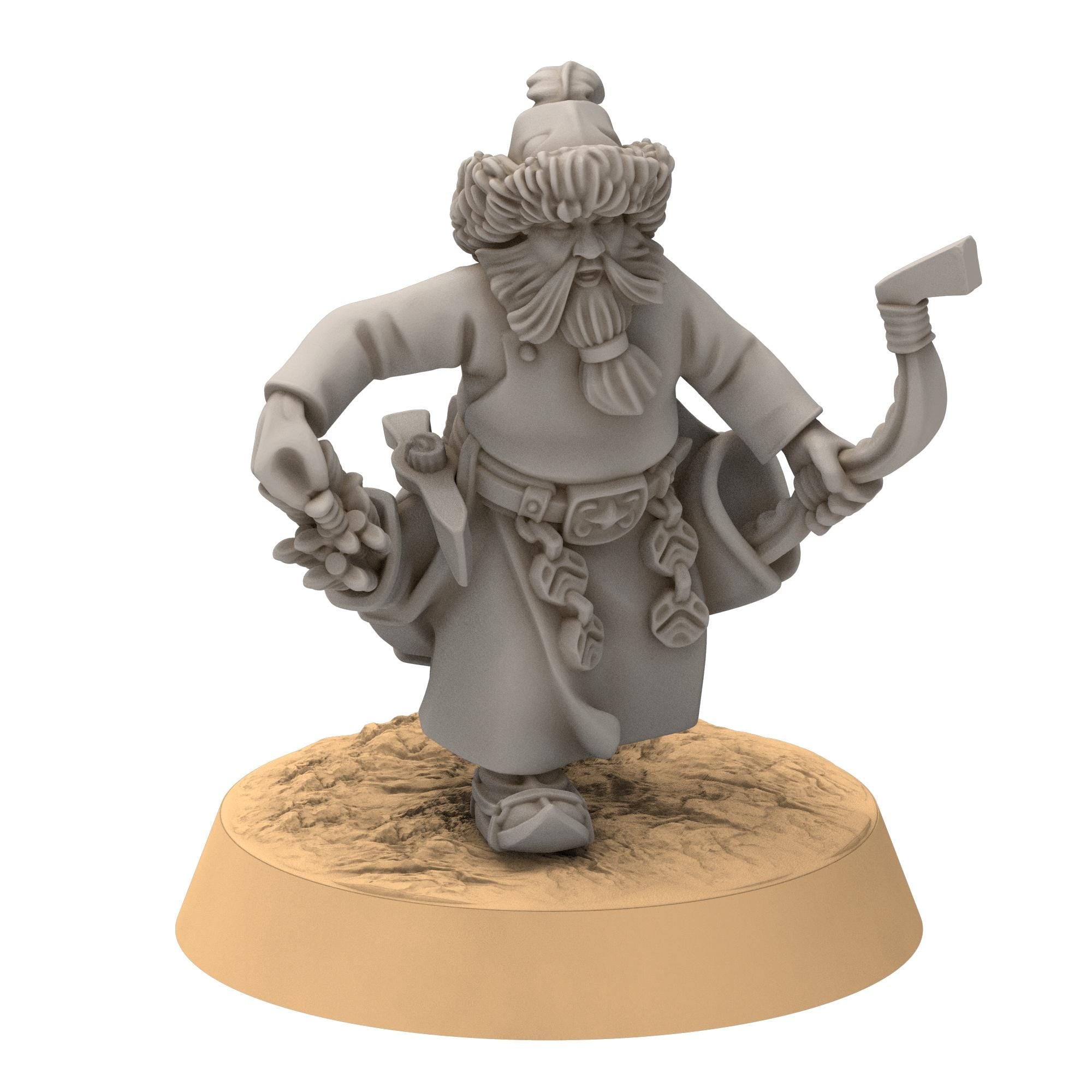 Dwarves - Steppe Dwarf Archers - Stonewards - Steelhalls - Medbury miniatures