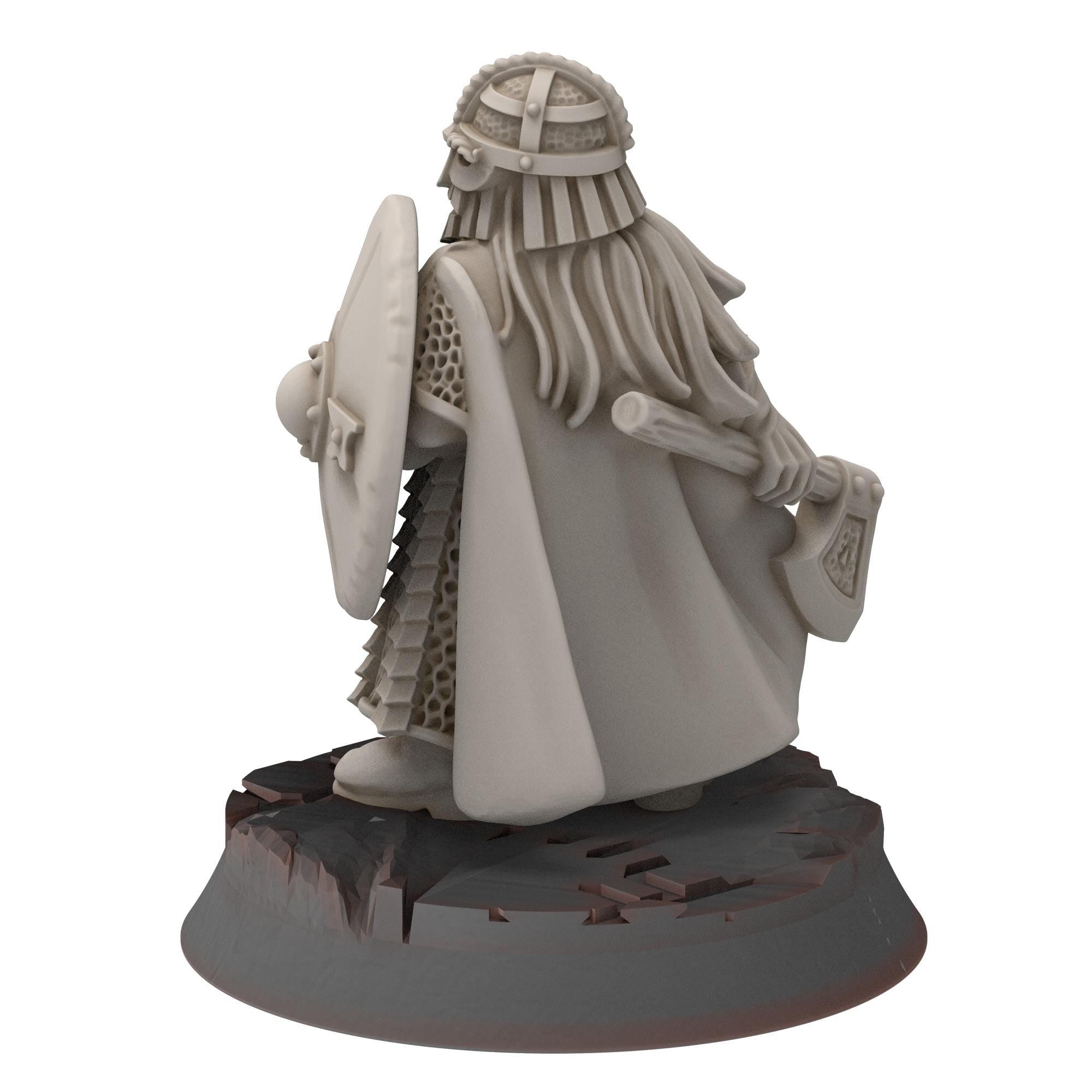 Dwarves - Dwarf Shieldbearer - Stonewards - Steelhalls - Medbury miniatures