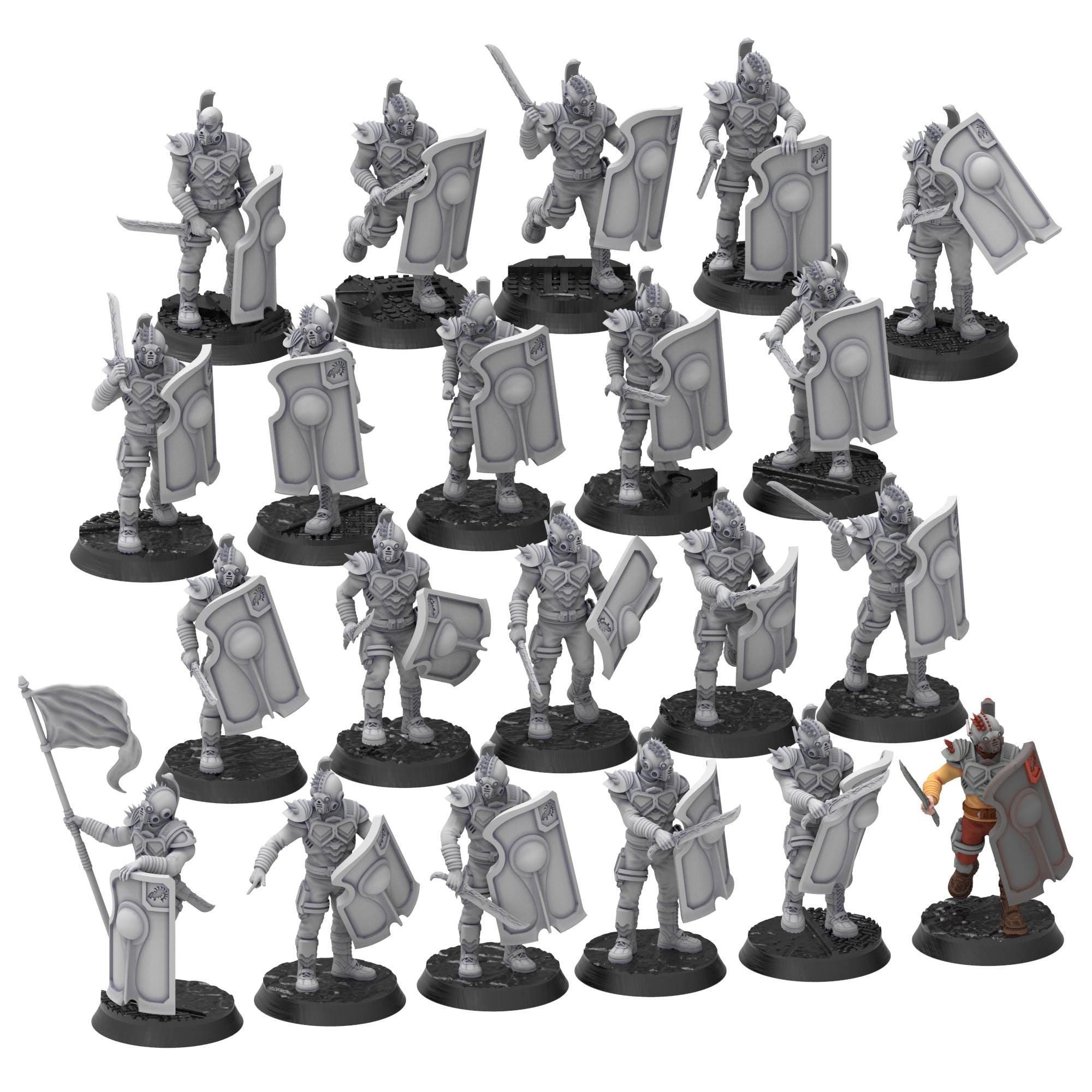 Bug Army - Acempios, assault legionaries with Cleavers - Proxywars