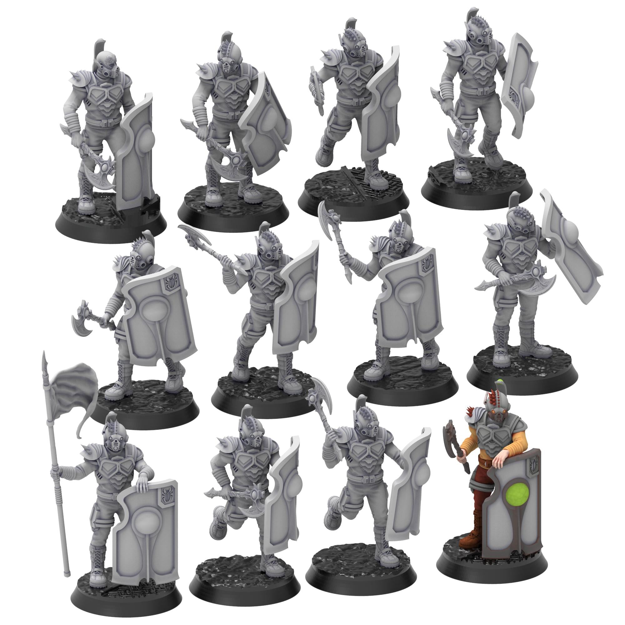 Bug Army - Acempios, assault legionaries with Axes - Proxywars