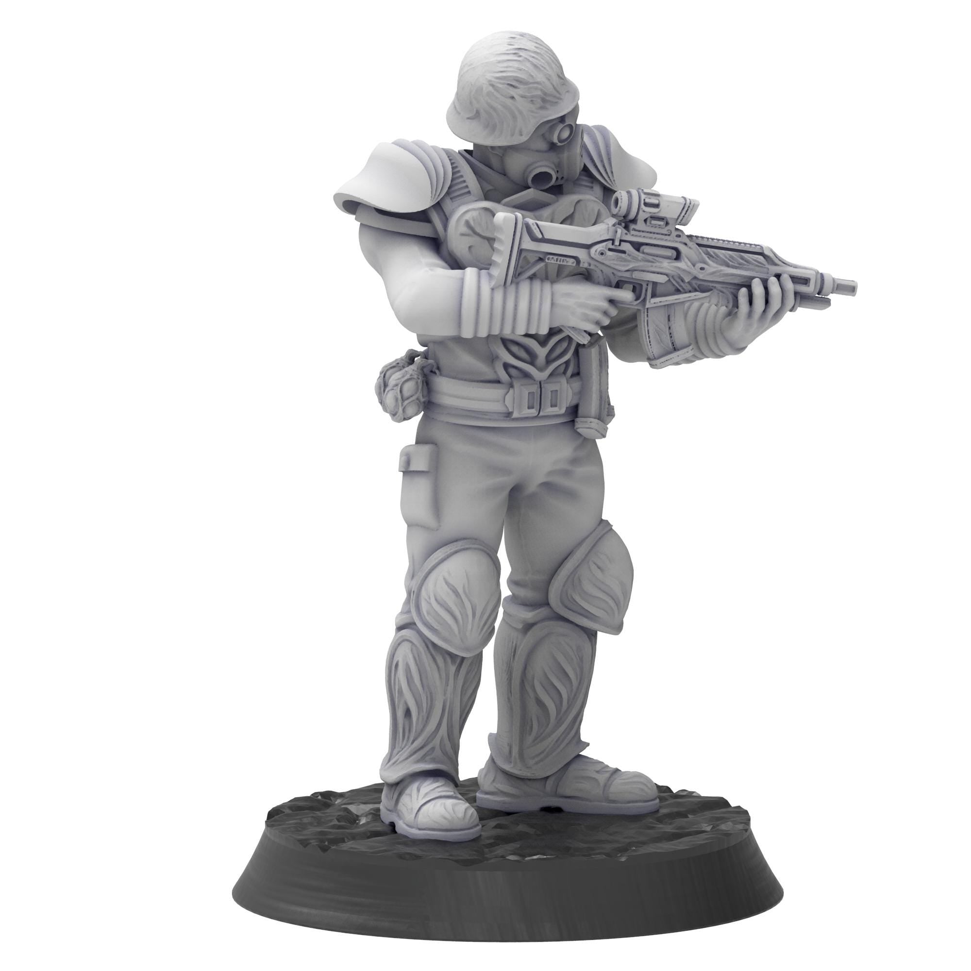 Bug Army - Aruaos, veterans with lazer assault Rifles - Proxywars