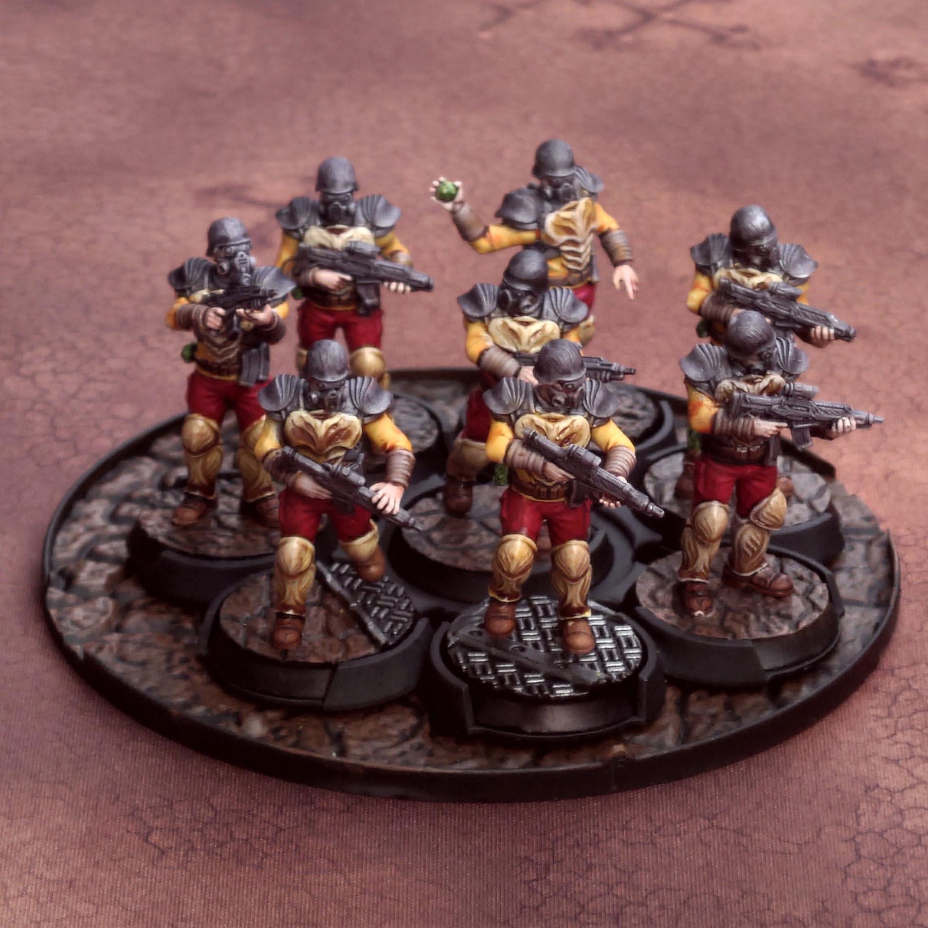 Bug Army - Aruaos, veterans with lazer assault Rifles - Proxywars