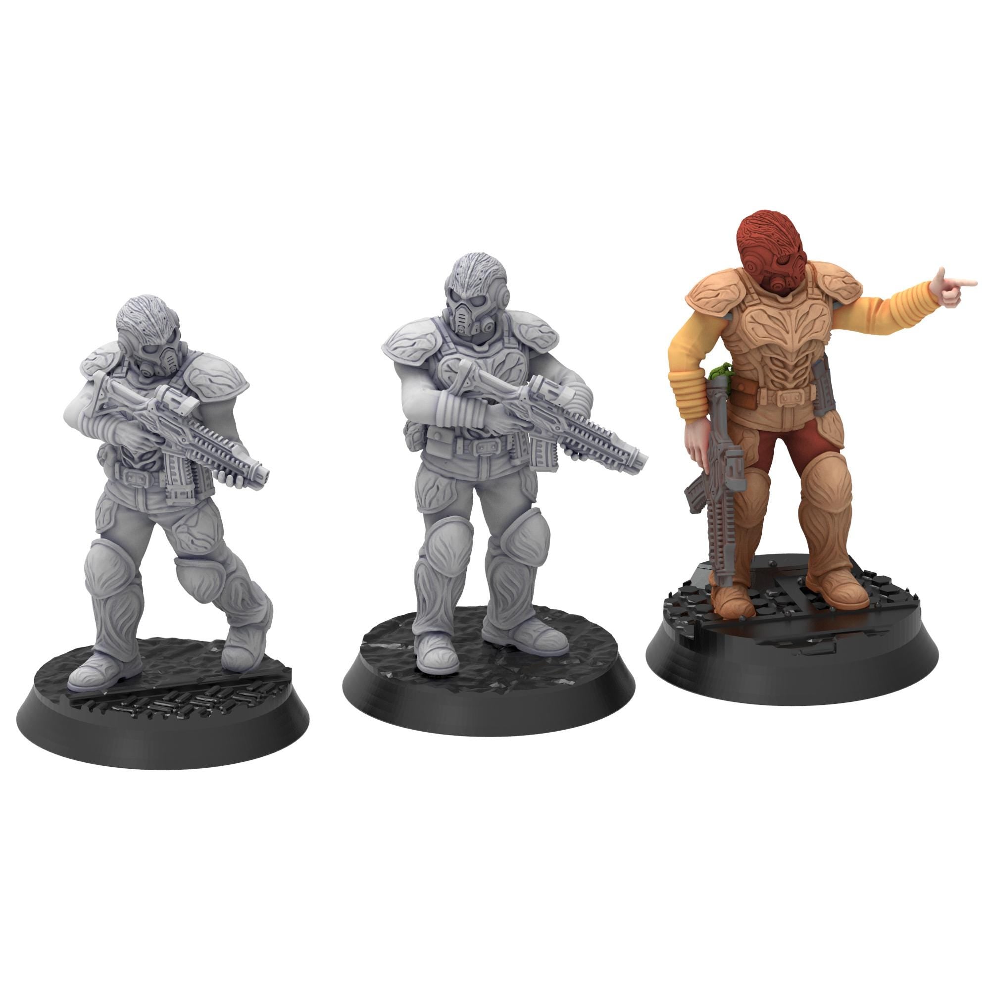 Bug Army - Dalatais, elites with lazer assault Rifles - Proxywars