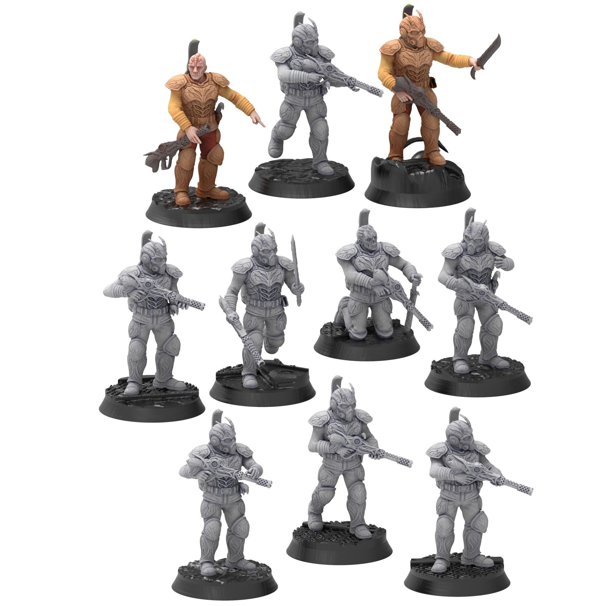 Bug Army - Hanyms, veterans with Flamethrowers and Cleaver & Shied option - Proxywars