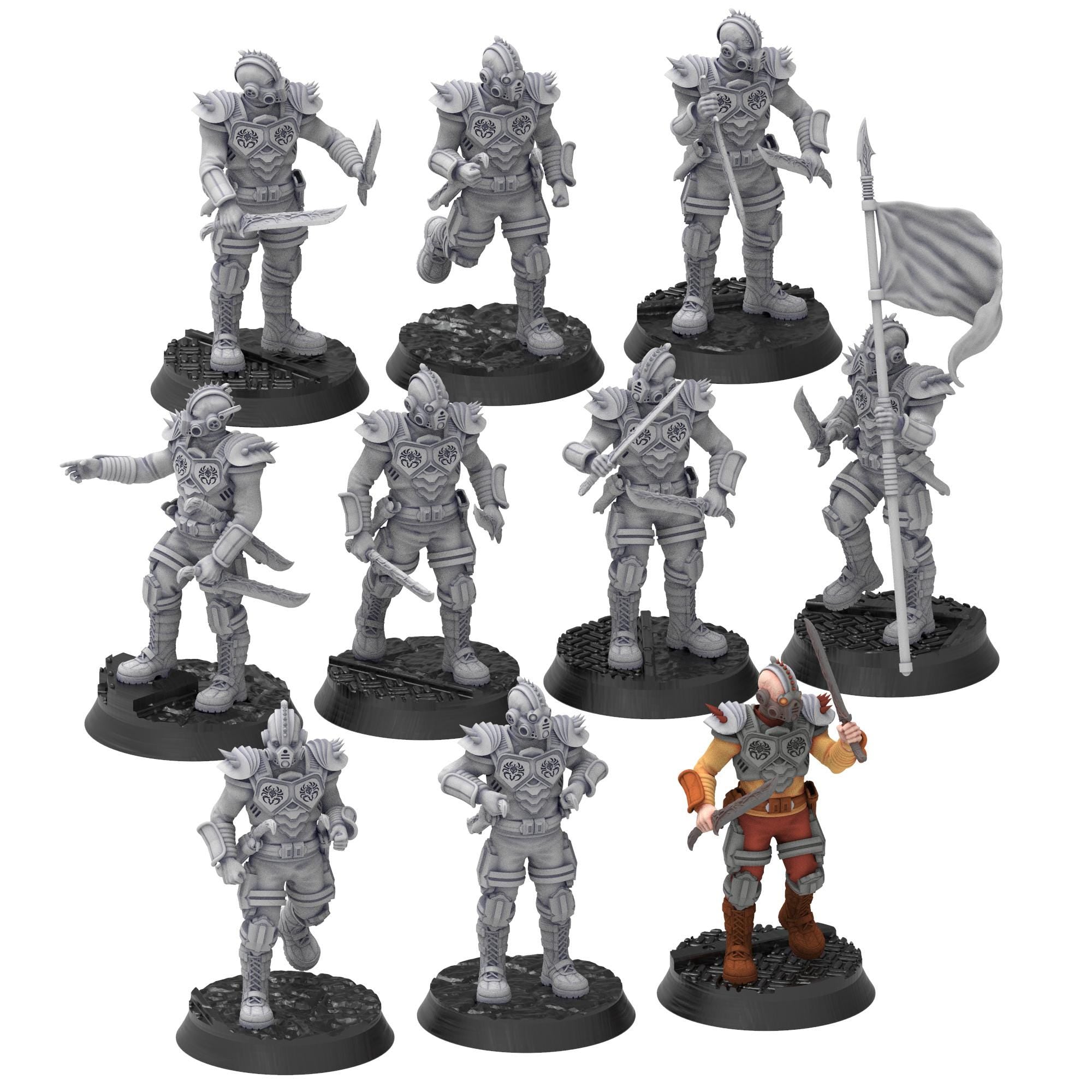 Bug Army - Obanikos, assault legionaries with 2 Cleavers - Proxywars