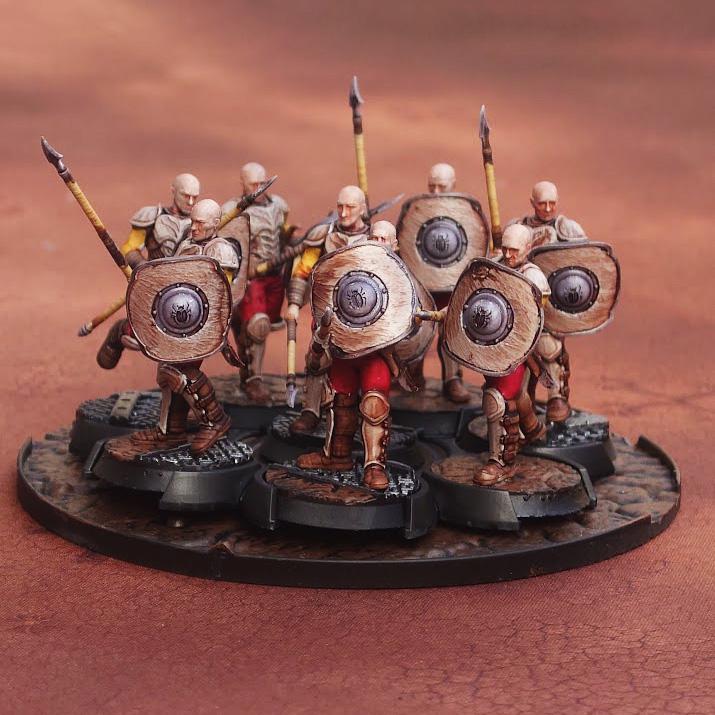 Bug Army - Apintas, melee infantry with Spears - Proxywars