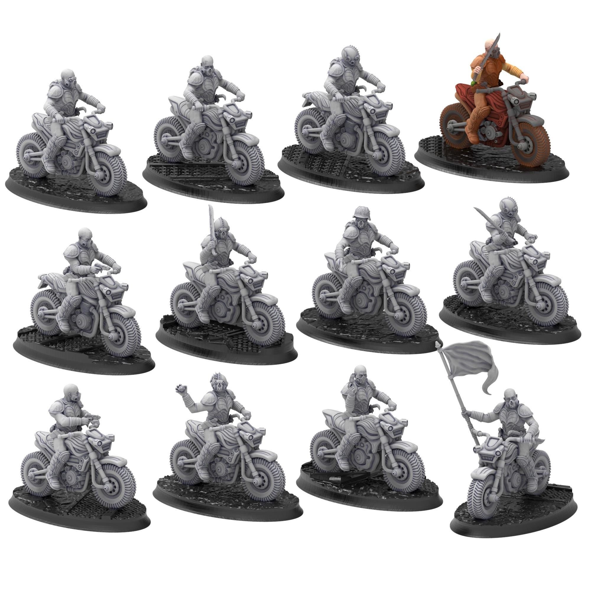 Bug Army - Avelos, bikers scouts with Guns and Cleavers - Proxywars