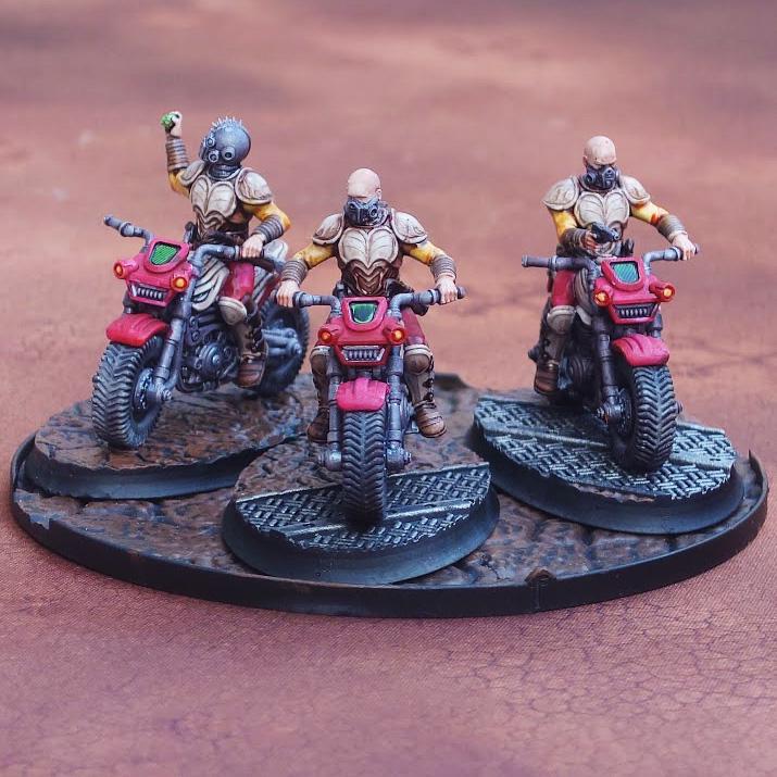 Bug Army - Avelos, bikers scouts with Guns and Cleavers - Proxywars