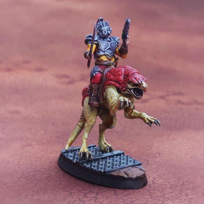 Bug Army - Аyокs, cavalry unit with Spears, Cleavers and heavy plasma Guns - Proxywars