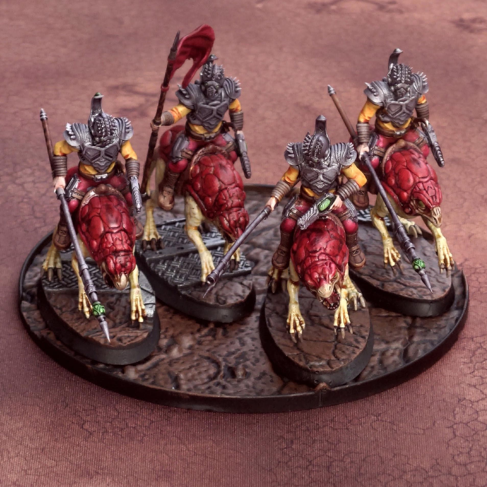 Bug Army - Аyокs, cavalry unit with Spears, Cleavers and heavy plasma Guns, Rocket option - Proxywars