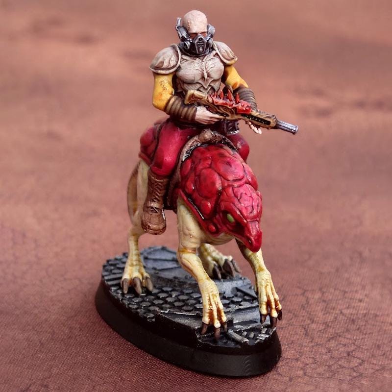 Bug Army - Cybgaks, forester scout riders with poisoned assault Rifles - Proxywars