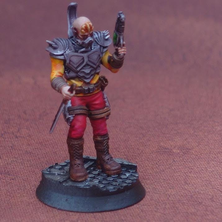 Bug Army - Аyокs, dissmounted cavalry unit with Spears, Cleavers and heavy plasma Guns - Proxywars