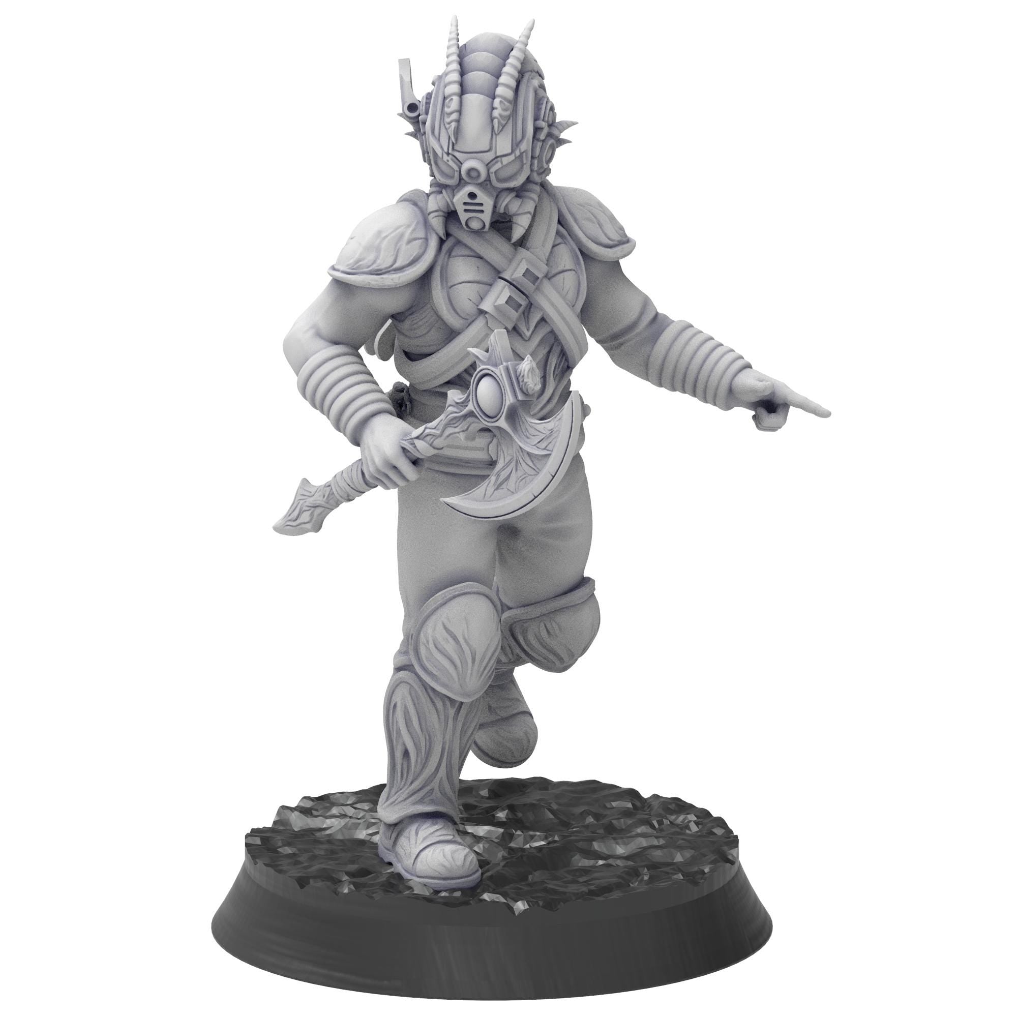 Bug Army - Akomas, dismounted vanguard assault bikers with Axes - Proxywars