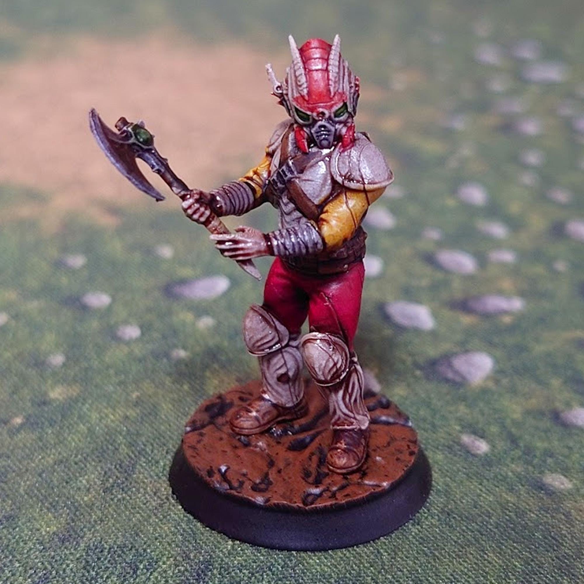 Bug Army - Akomas, dismounted vanguard assault bikers with Axes - Proxywars
