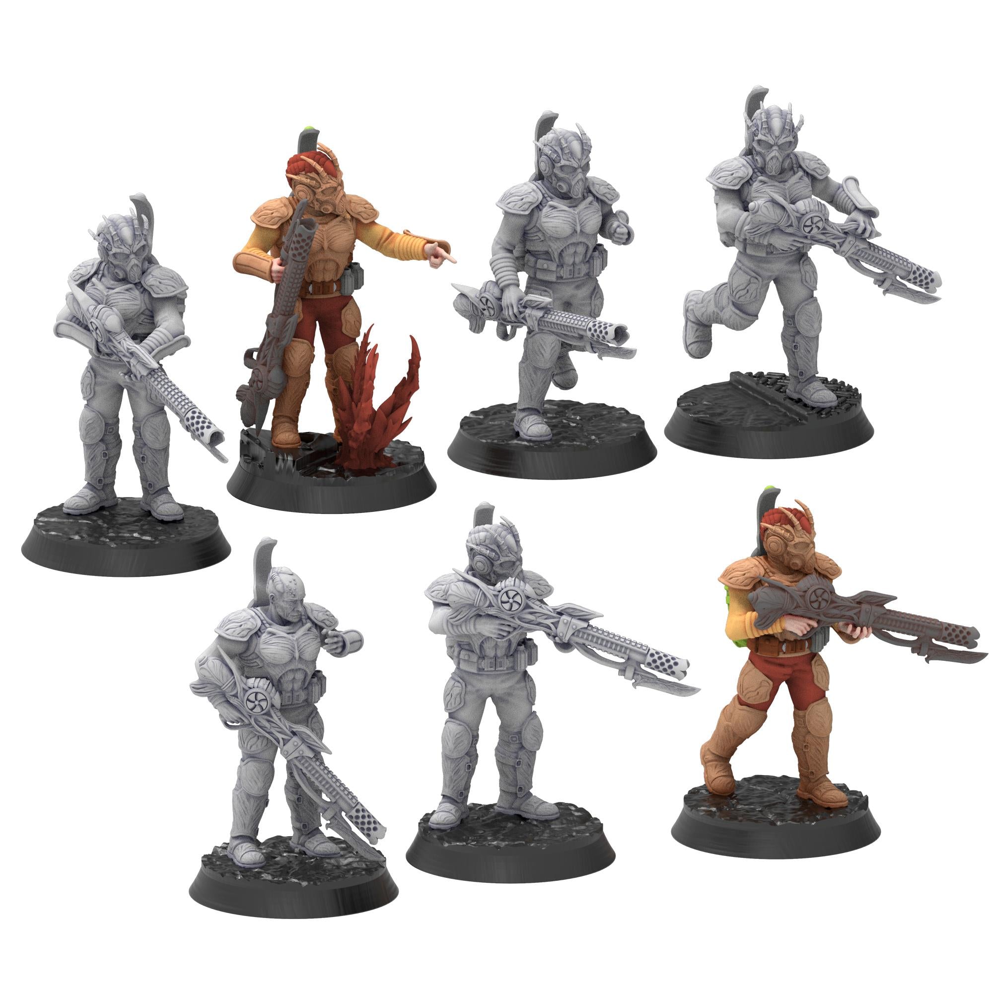 Bug Army - Lithanym, elite veterans with heavy Flamethrowers - Proxywars