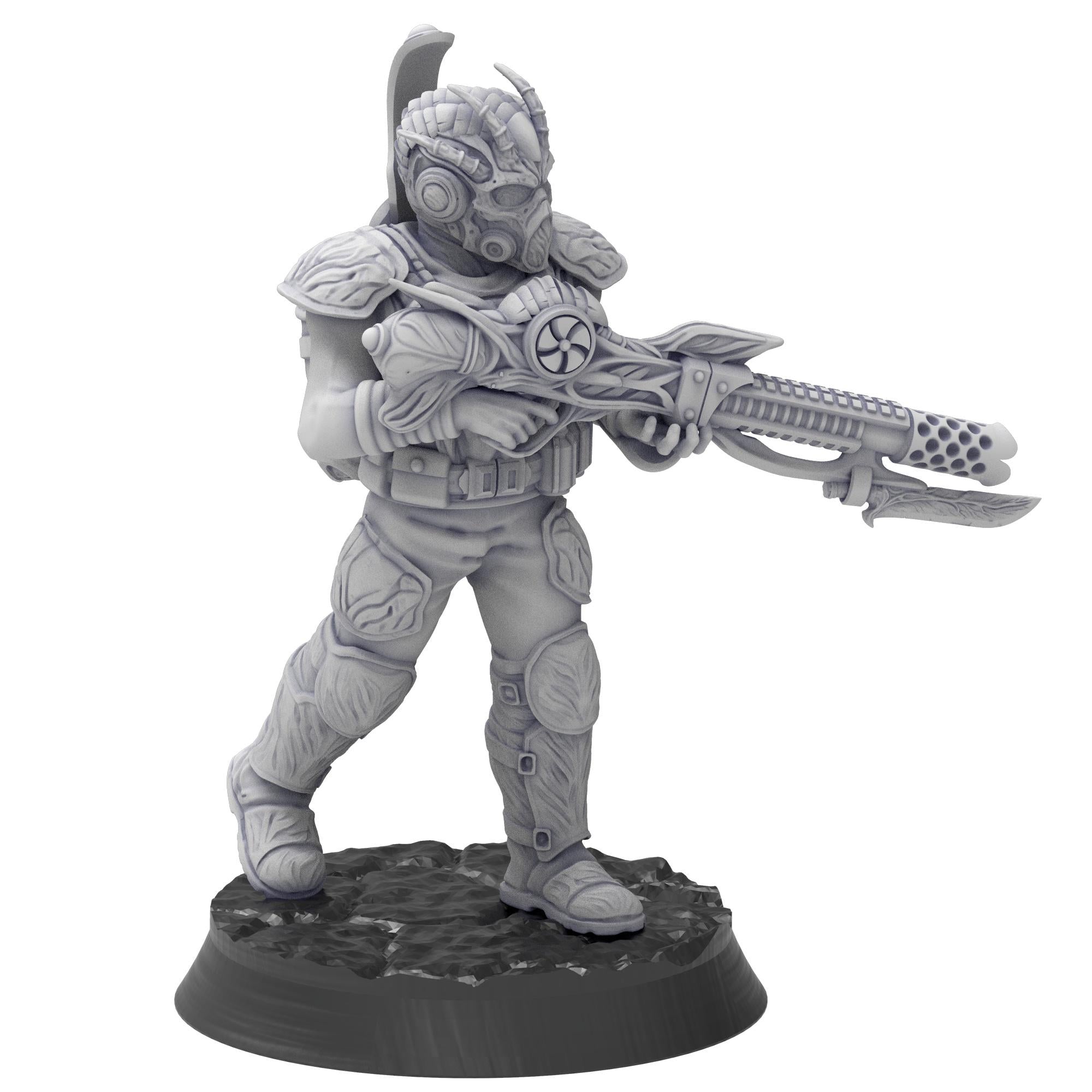 Bug Army - Lithanym, elite veterans with heavy Flamethrowers - Proxywars