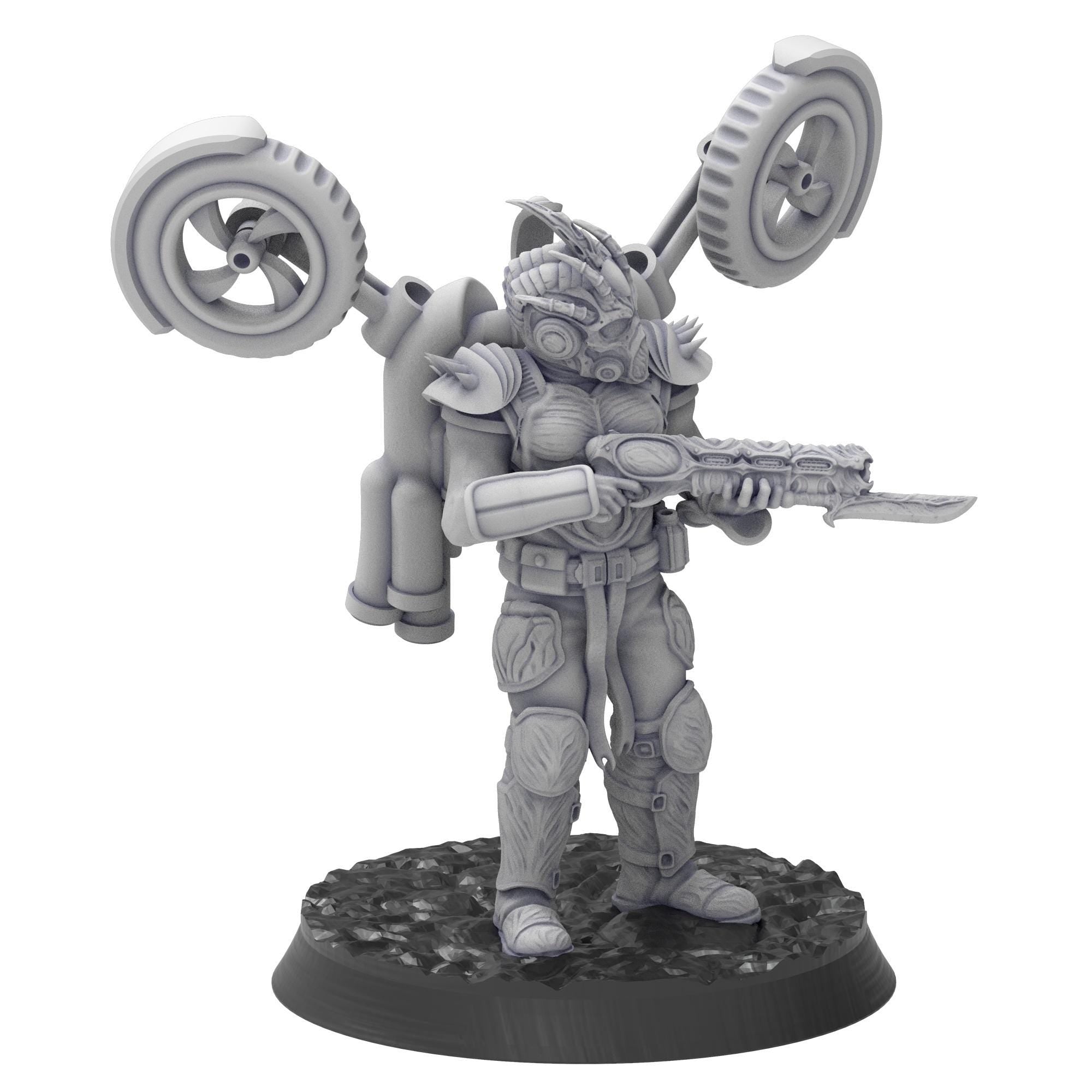 Bug Army - Urabas, elite airborn shooters with heavy plasma Carbines - Proxywars