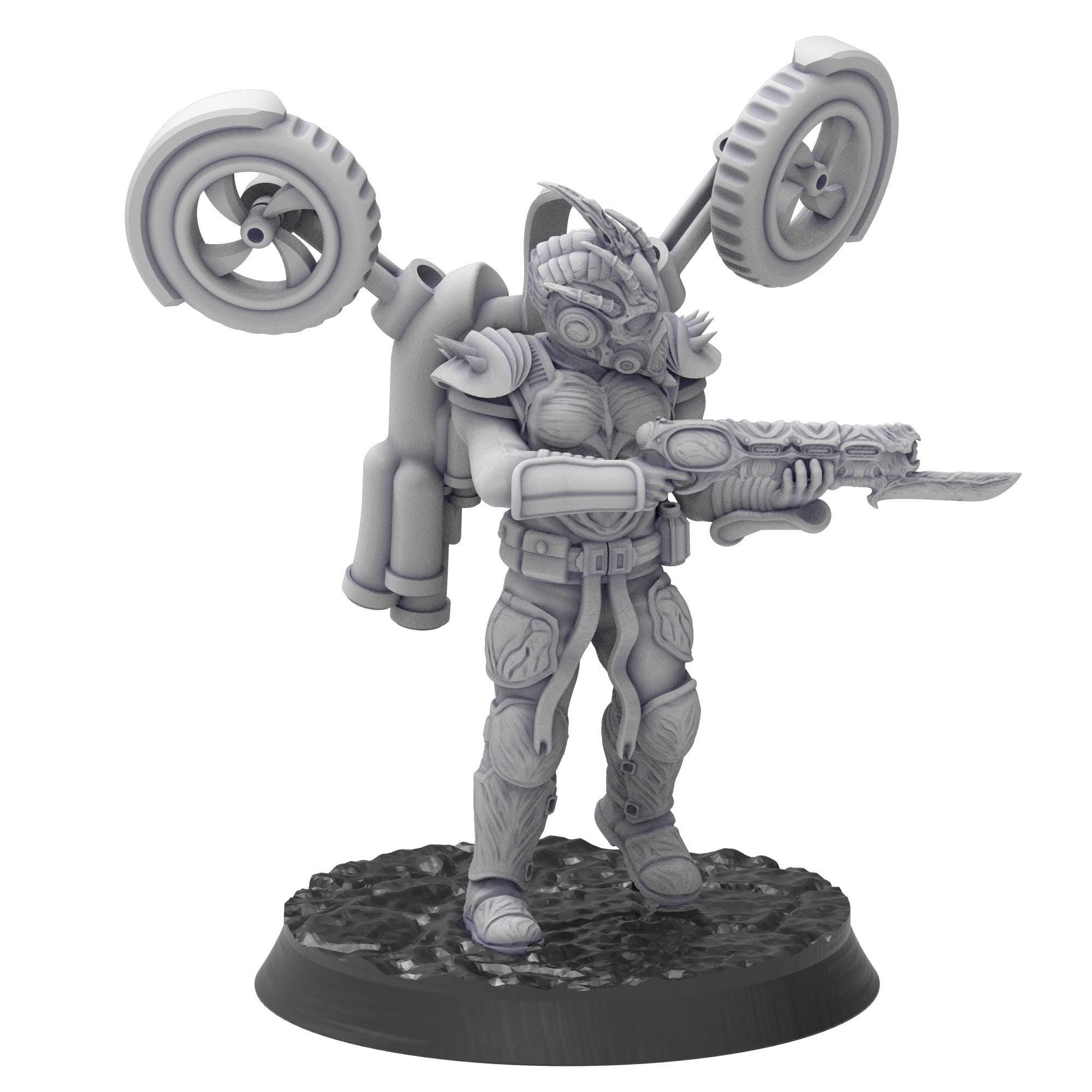 Bug Army - Urabas, elite airborn shooters with heavy plasma Carbines - Proxywars