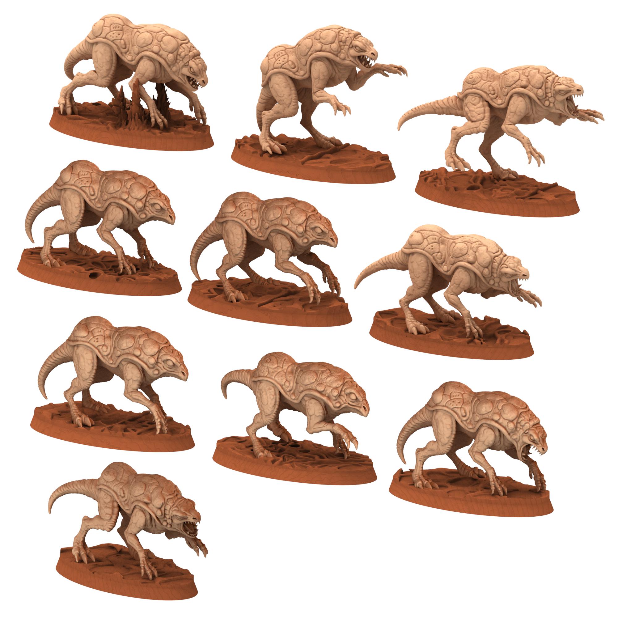 Bug Army - Abgakeas, fukai reptilian wolves - Proxywars