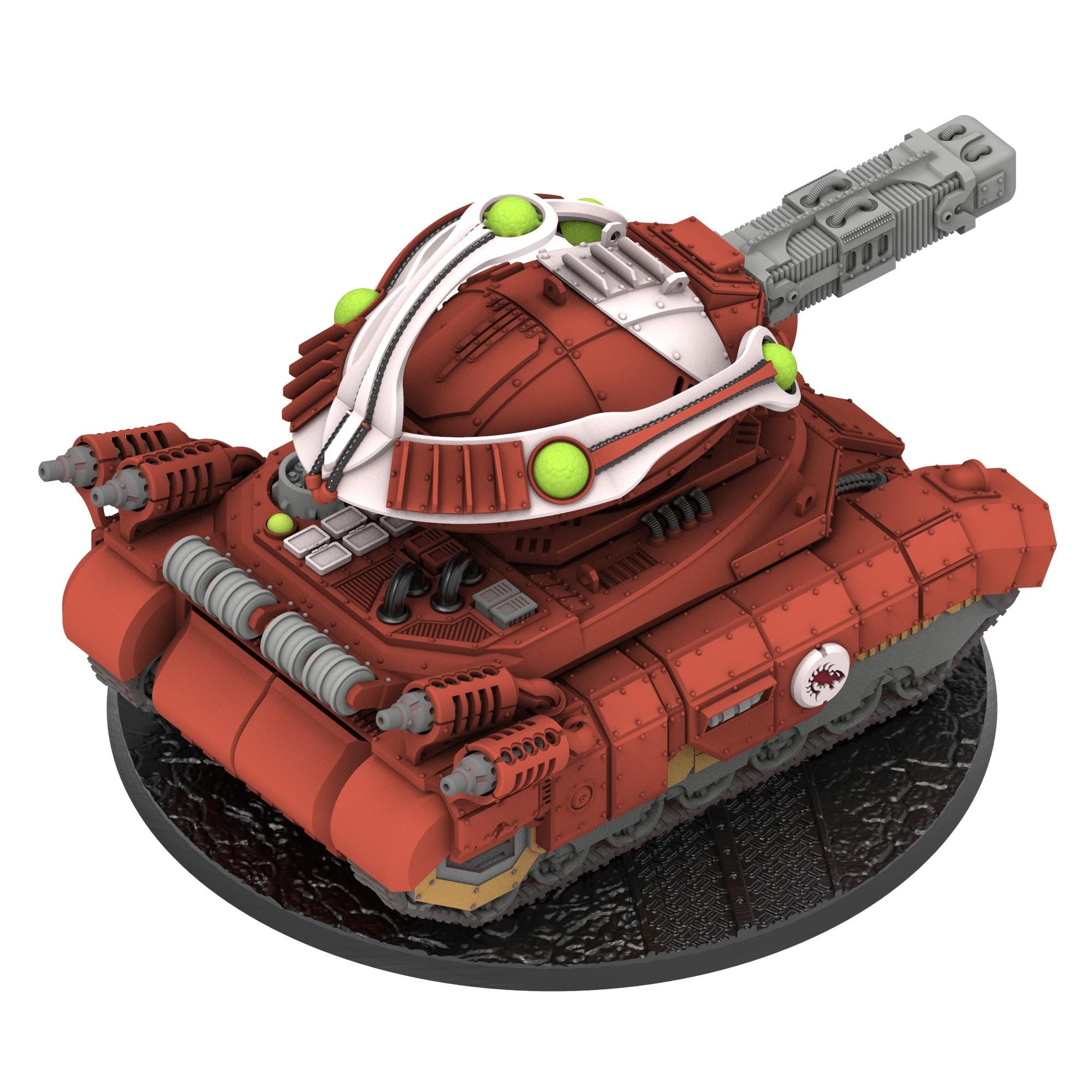 Bug Army - Atanklas Enfoncer, main battle medium Tank plasma Cannon and energy Shield option - Proxywars