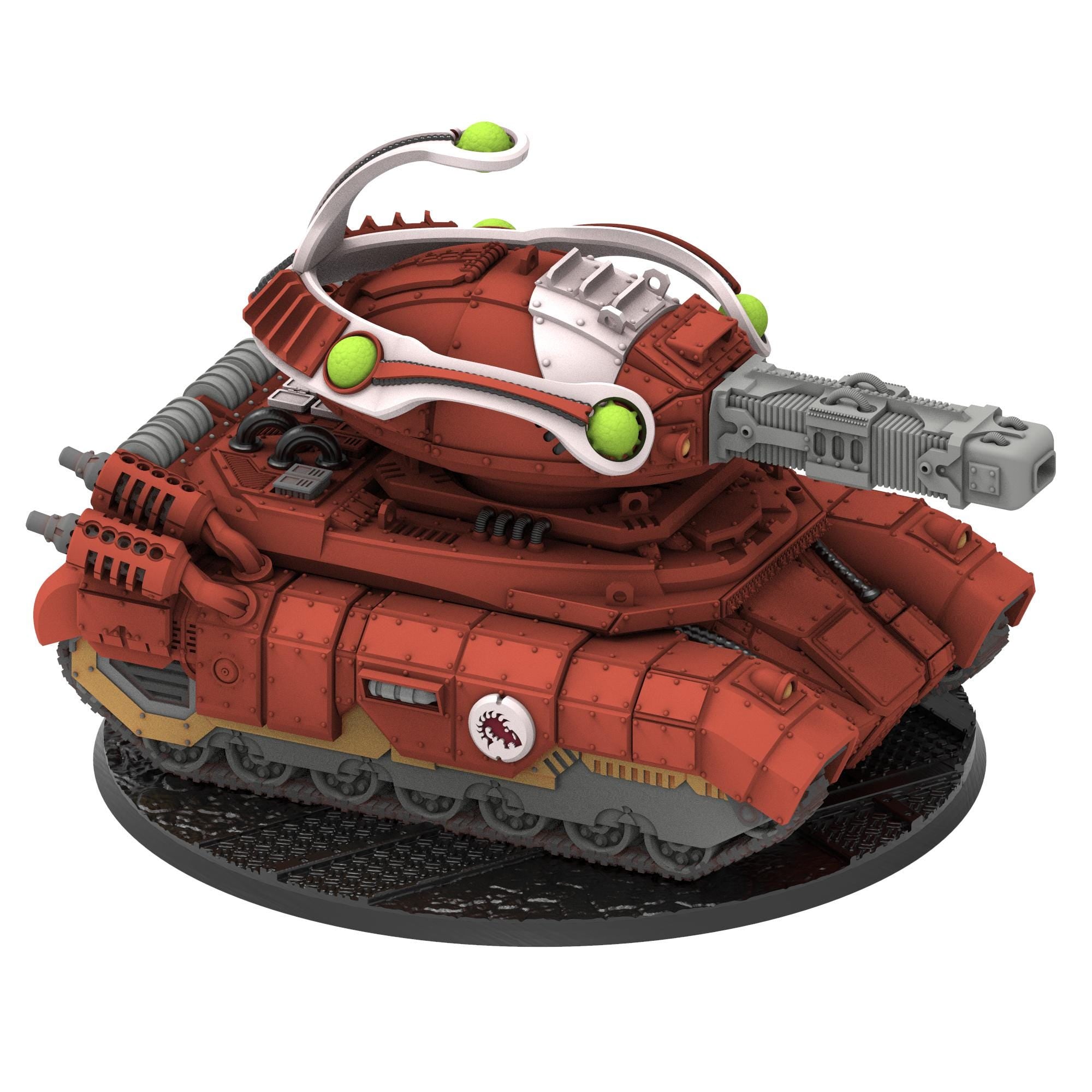 Bug Army - Atanklas Enfoncer, main battle medium Tank plasma Cannon and energy Shield option - Proxywars