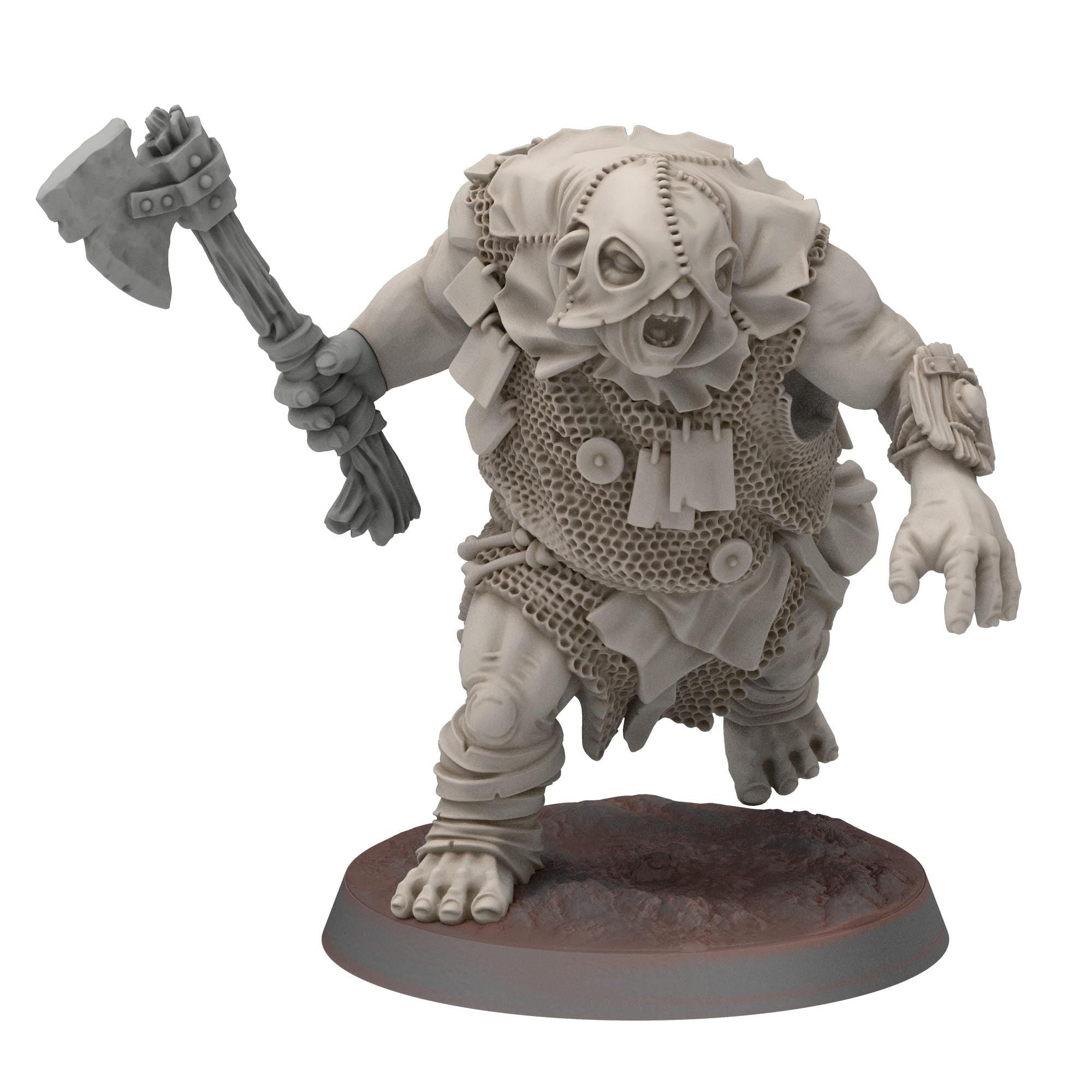 Goblin cave - Armoured Trolls - Darkholm - Medbury miniatures