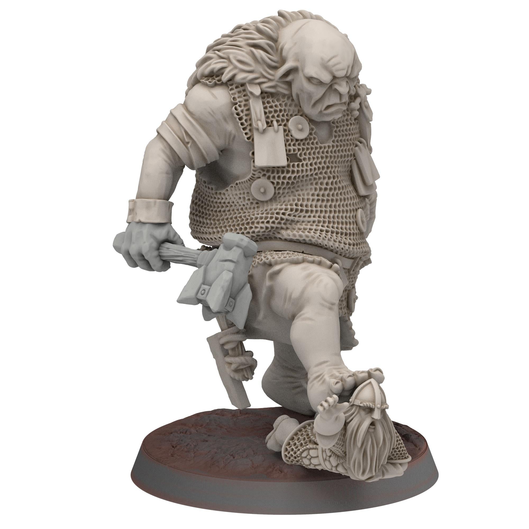 Goblin cave - Armoured Trolls - Darkholm - Medbury miniatures