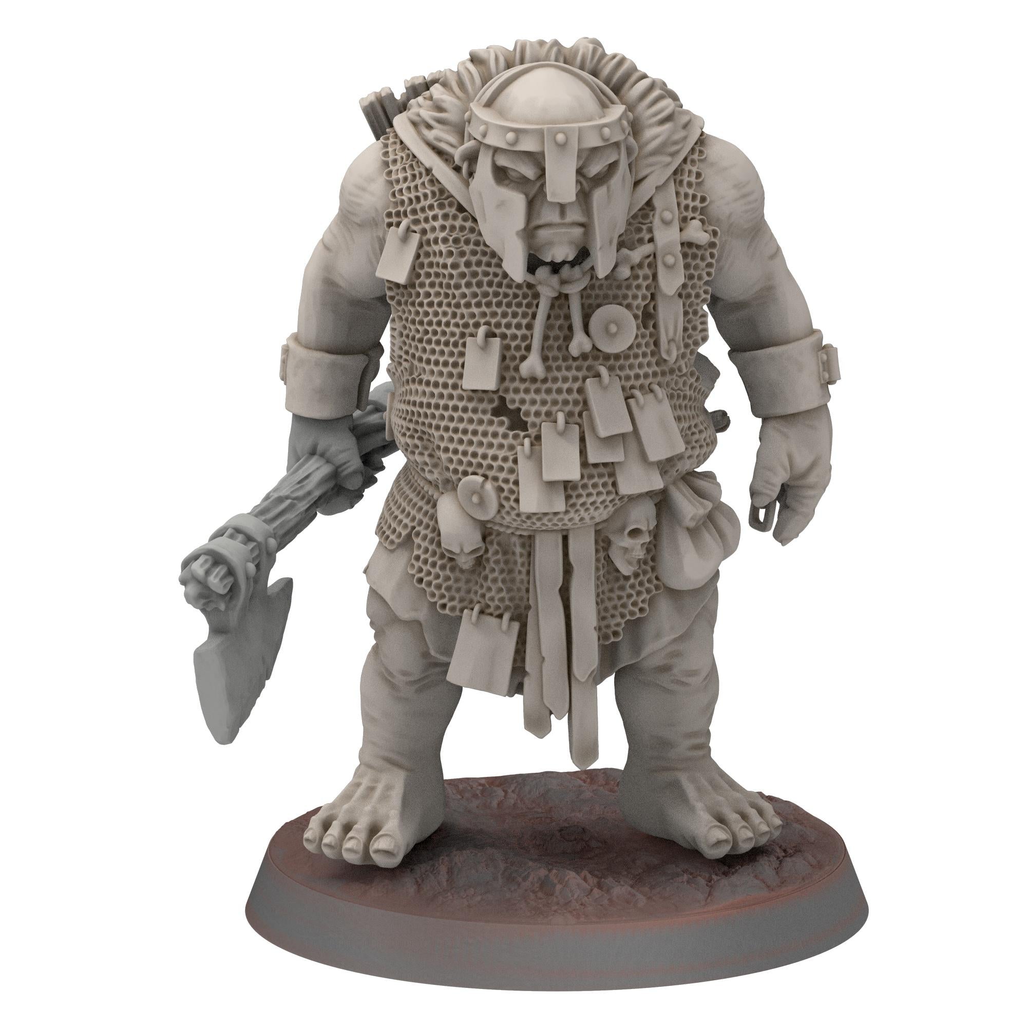 Goblin cave - Armoured Trolls - Darkholm - Medbury miniatures