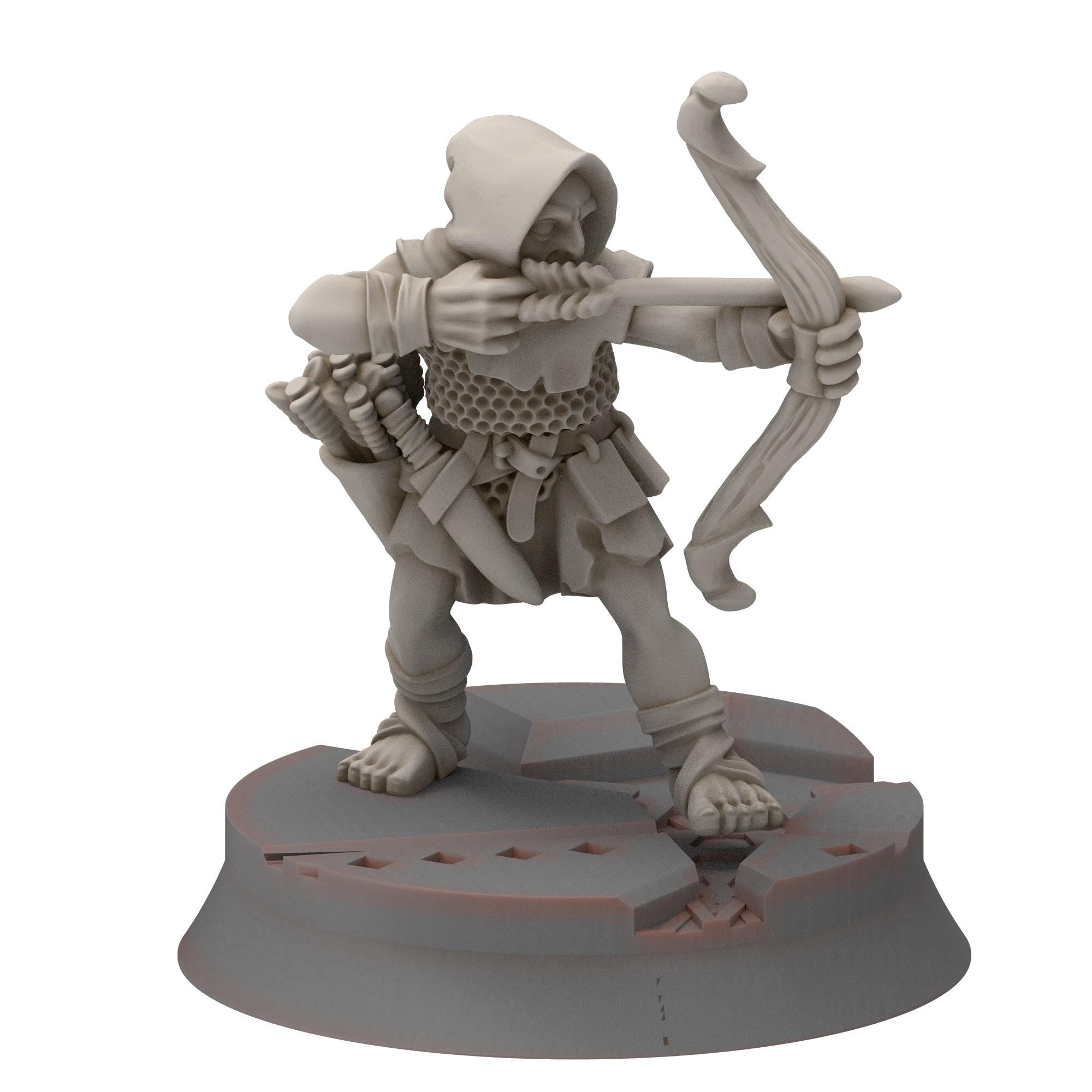 Goblin cave - Goblin Archers - Darkholm - Medbury miniatures