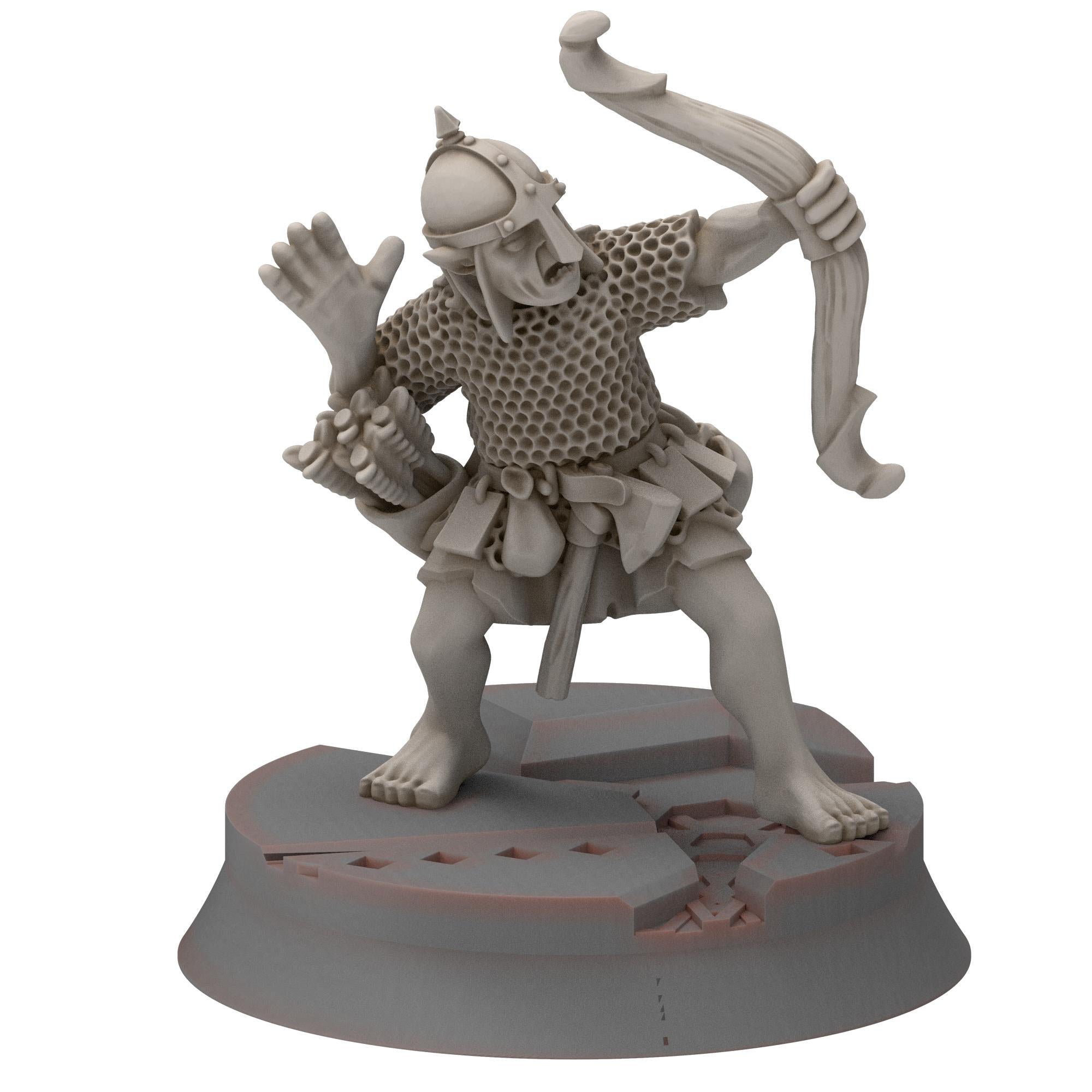 Goblin cave - Goblin Archers - Darkholm - Medbury miniatures