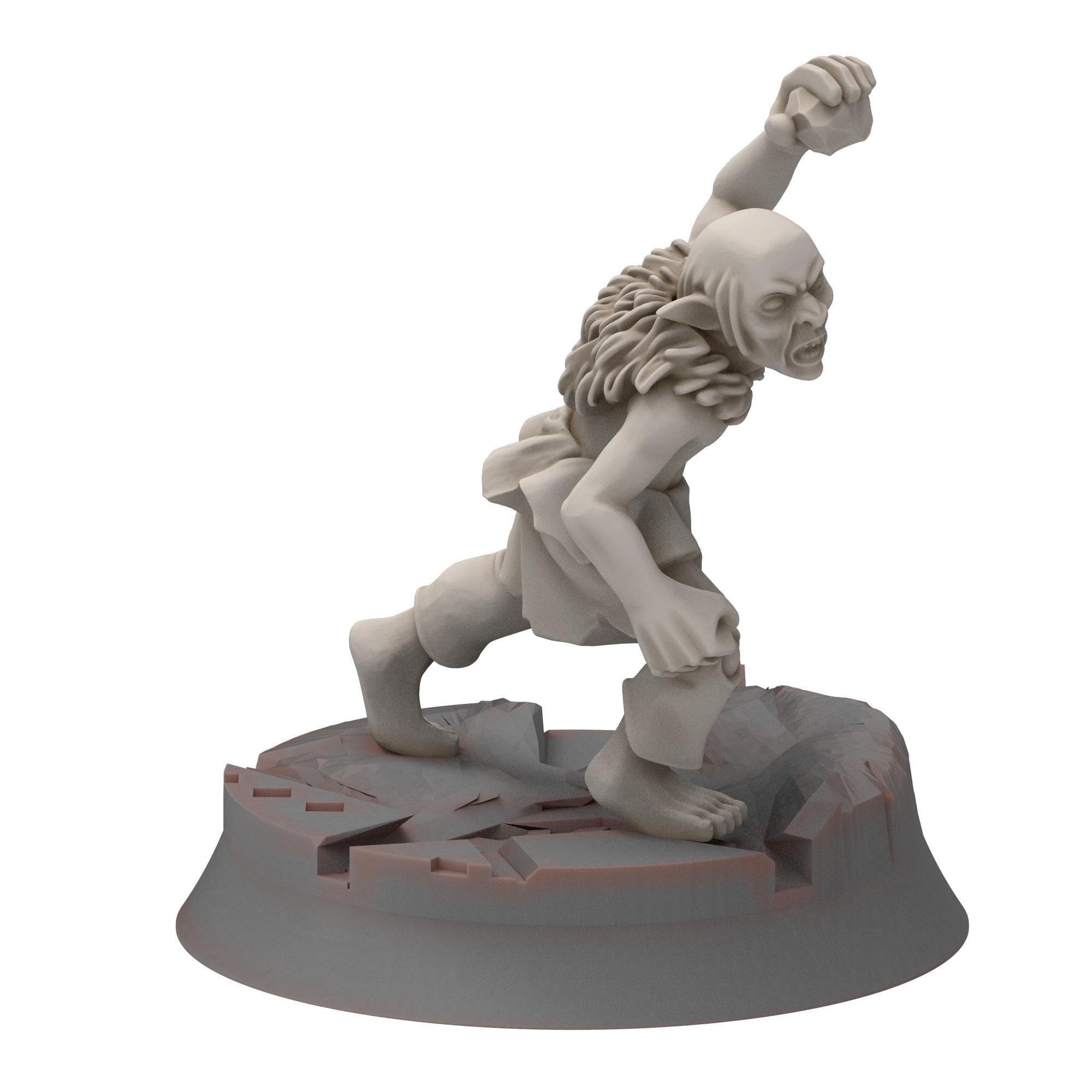 Goblin cave - Goblins with hand weapons - Darkholm - Medbury miniatures