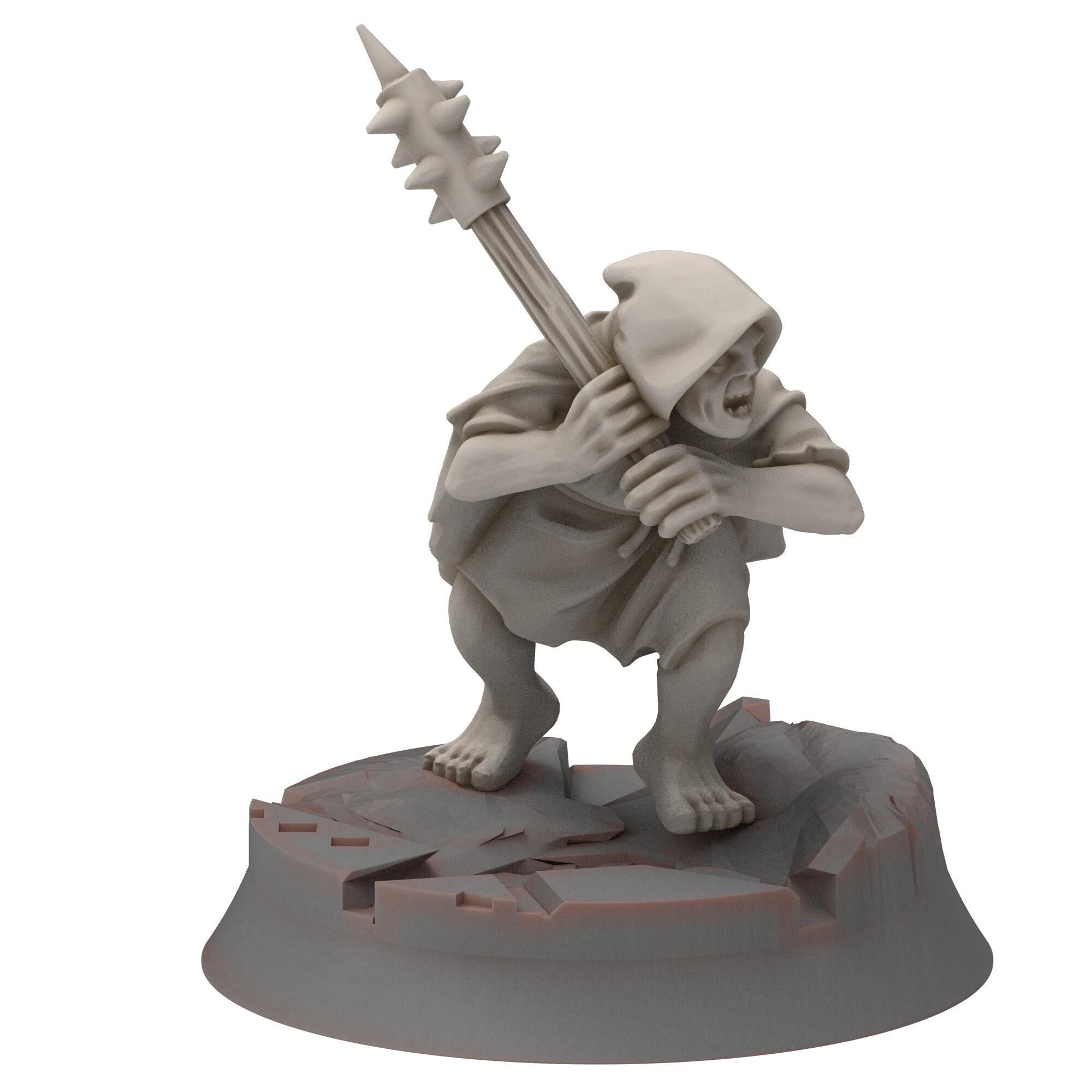 Goblin cave - Goblins with 2 handed weapons - Darkholm - Medbury miniatures