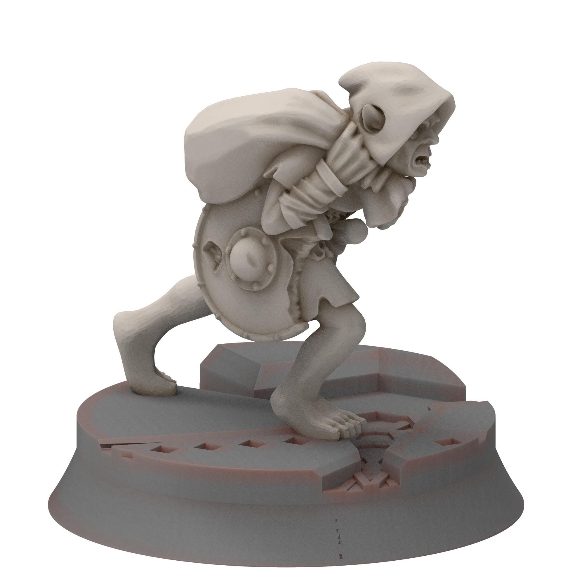 Goblin cave - Goblin Looters - Darkholm - Medbury miniatures