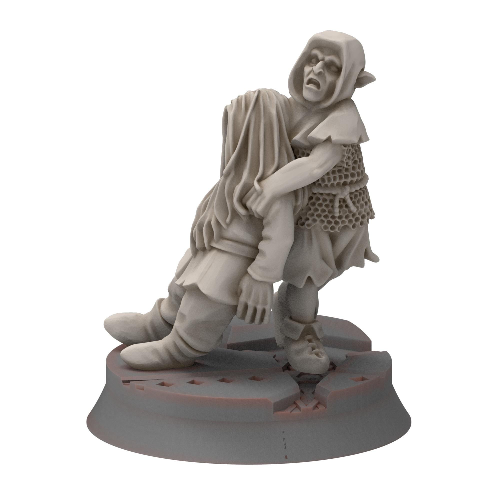 Goblin cave - Goblin Looters - Darkholm - Medbury miniatures
