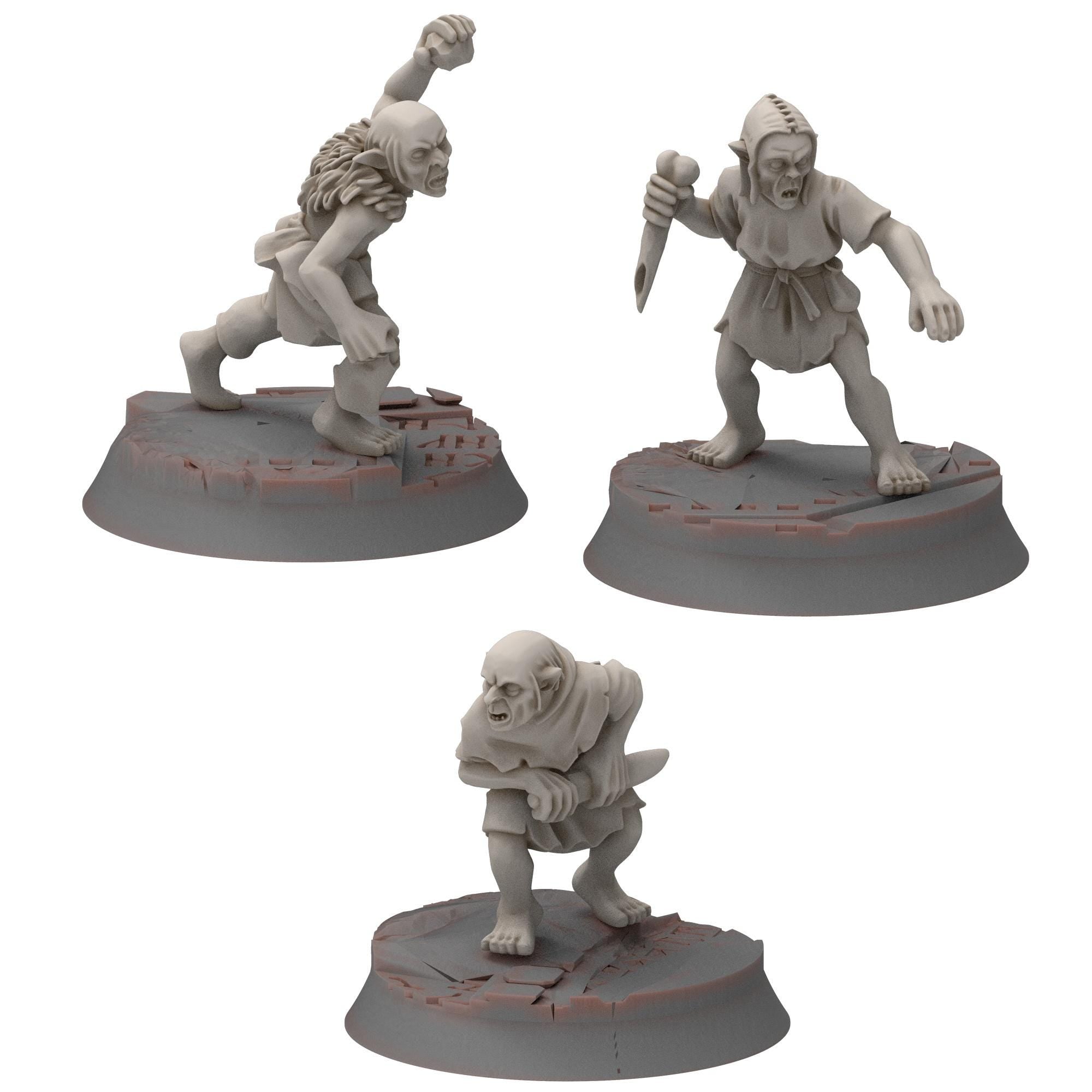 Goblin cave - Goblin Bundle x37 miniatures - Darkholm - Medbury miniatures