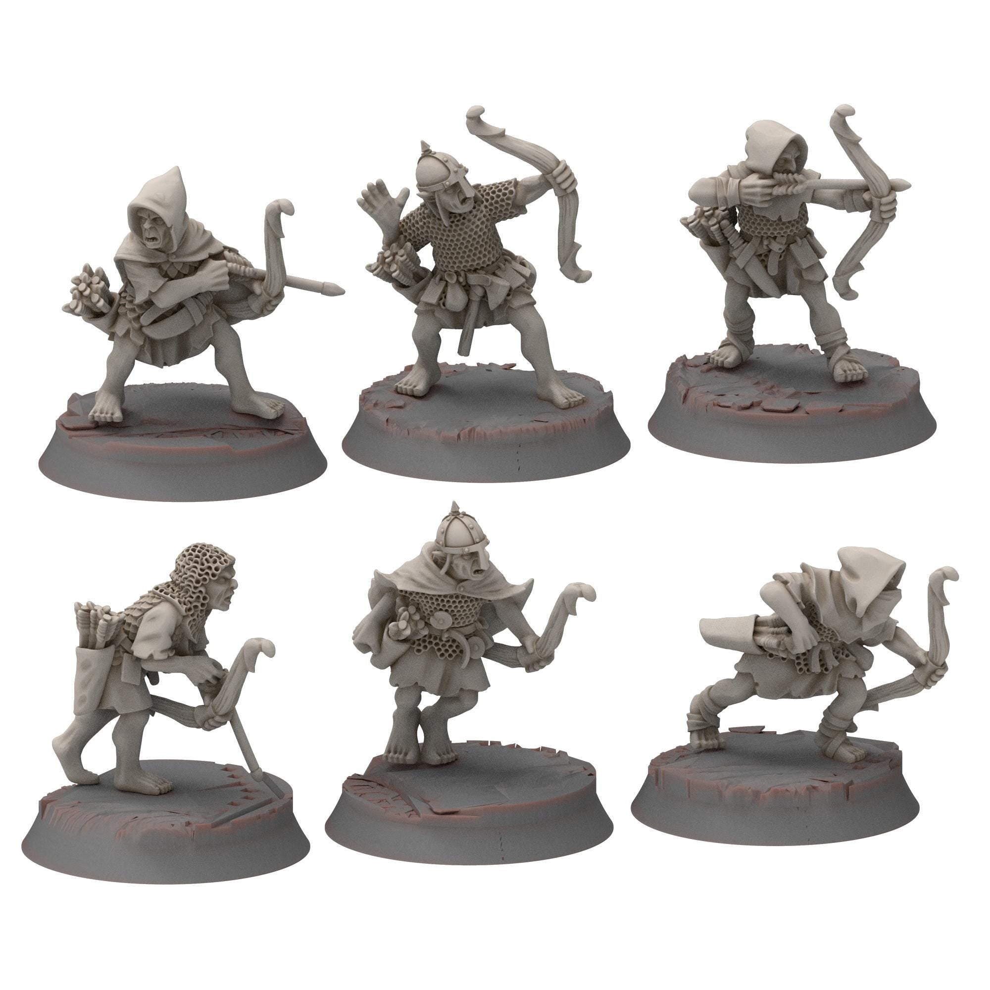 Goblin cave - Goblin Bundle x37 miniatures - Darkholm - Medbury miniatures
